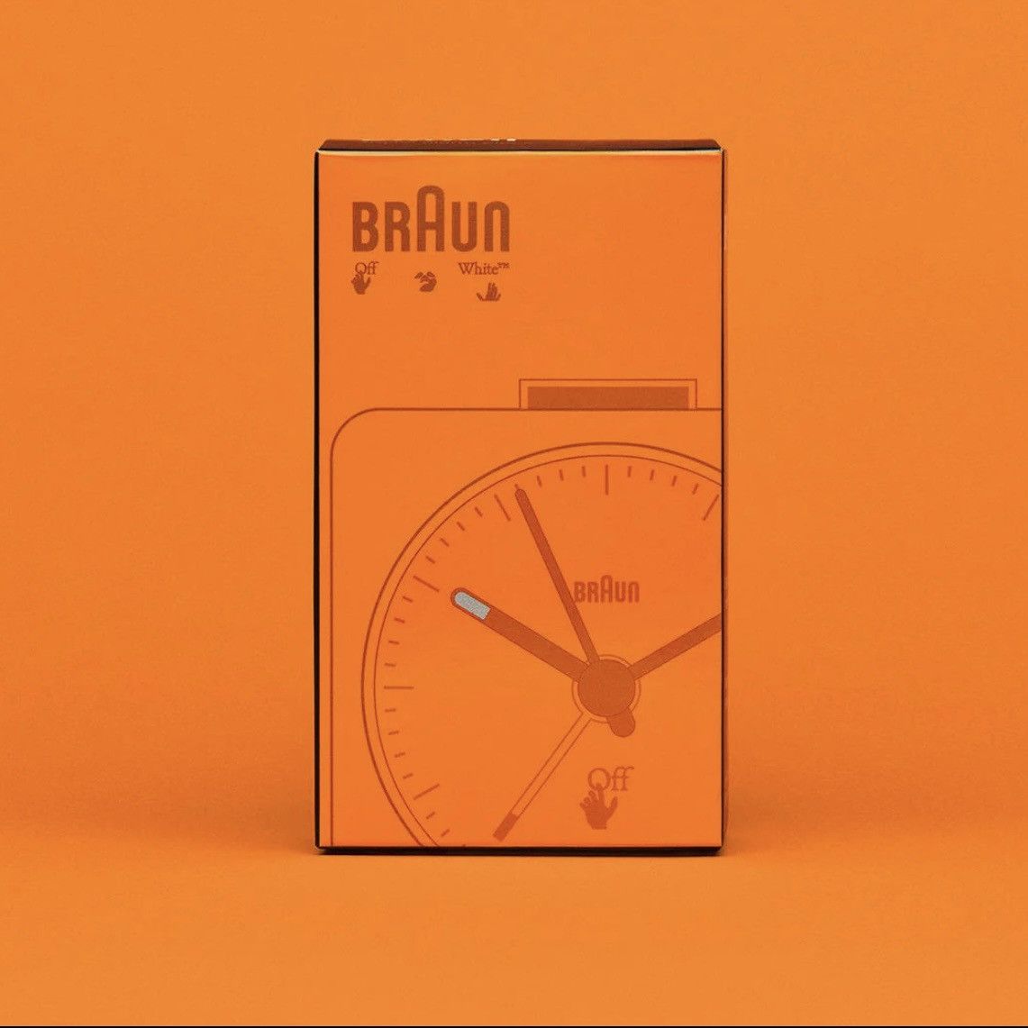 Off-White Off-White x Braun Limited Edition Analogue Alarm Clock Size ONE SIZE - 4 Thumbnail