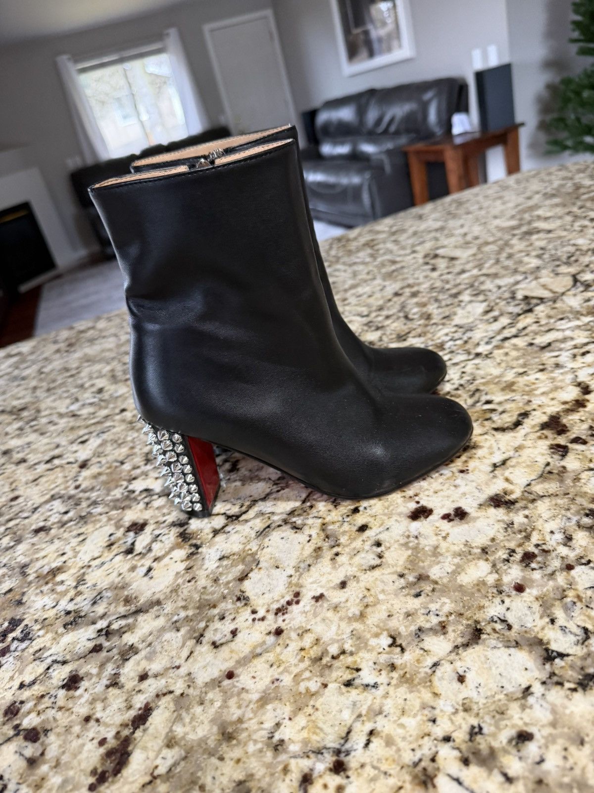 Christian Louboutin Christian Louboutin studded booties Size US 7 / IT 37 - 2 Thumbnail