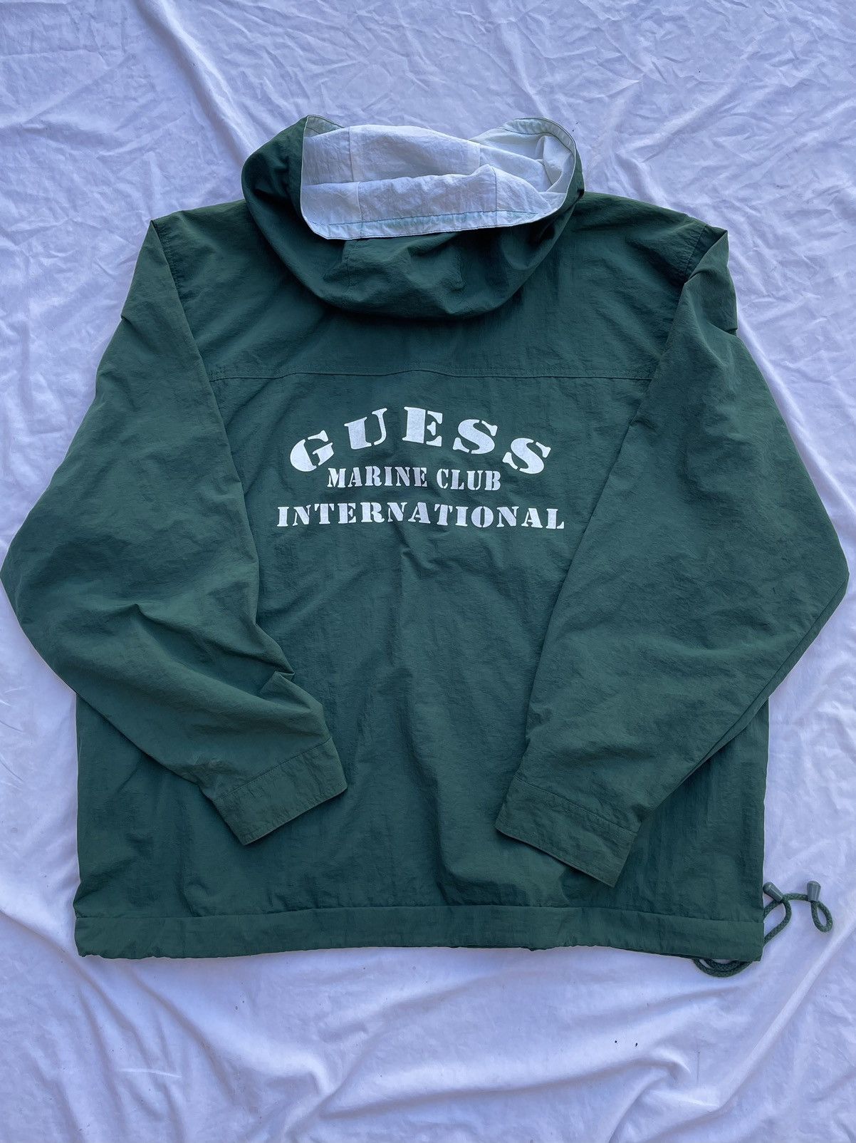 Guess Guess Marine Club Windbreaker Jacket Vintage 90’s Size US XL / EU 56 / 4 - 4 Thumbnail