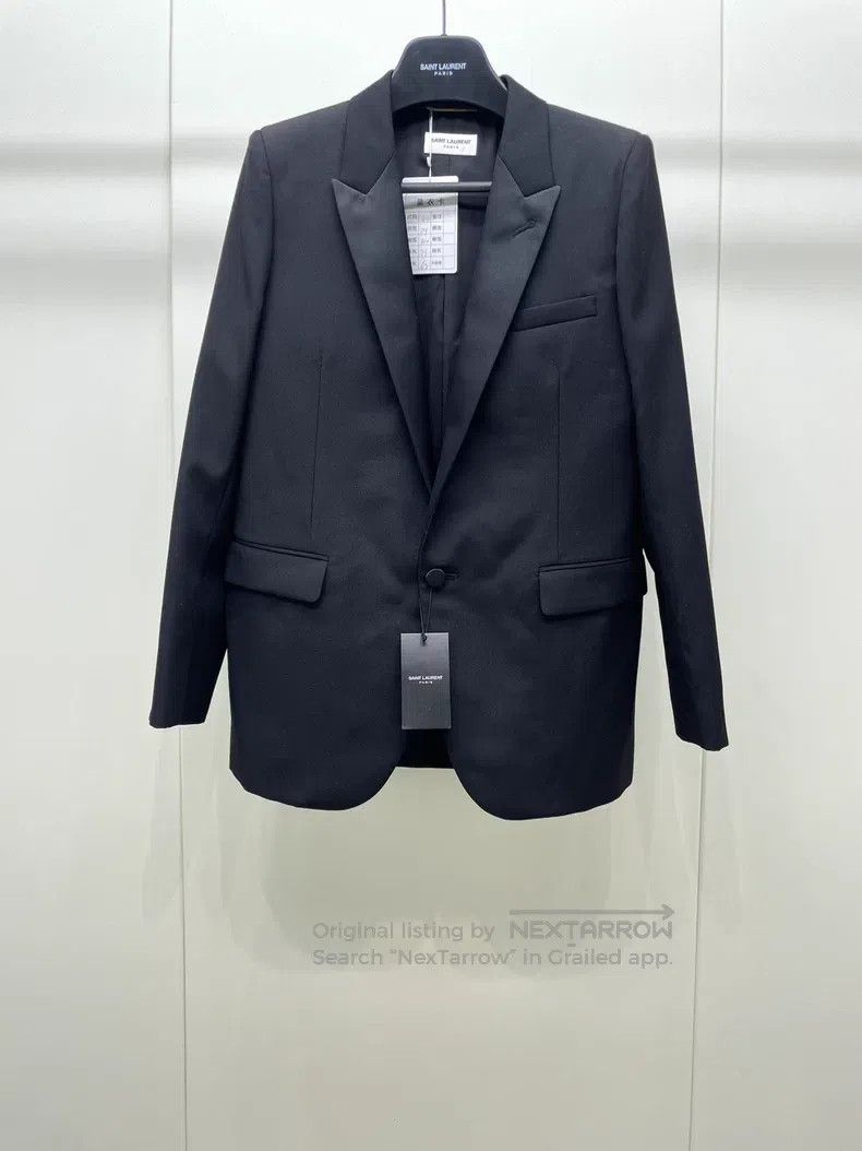 Saint Laurent Paris Saint Laurent Paris Black suit jacket Size S / US 4 / IT 40 - 1 Thumbnail