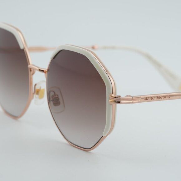 Marc Jacobs Marc Jacobs MJ 1079/S 024S HA Sunglasses Gold Geometric Size ONE SIZE - 2 Thumbnail