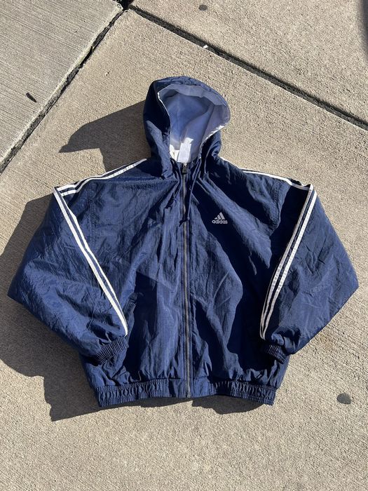 Adidas Vintage 90s Adidas Big Logo Nylon Trainer Jacket | Grailed