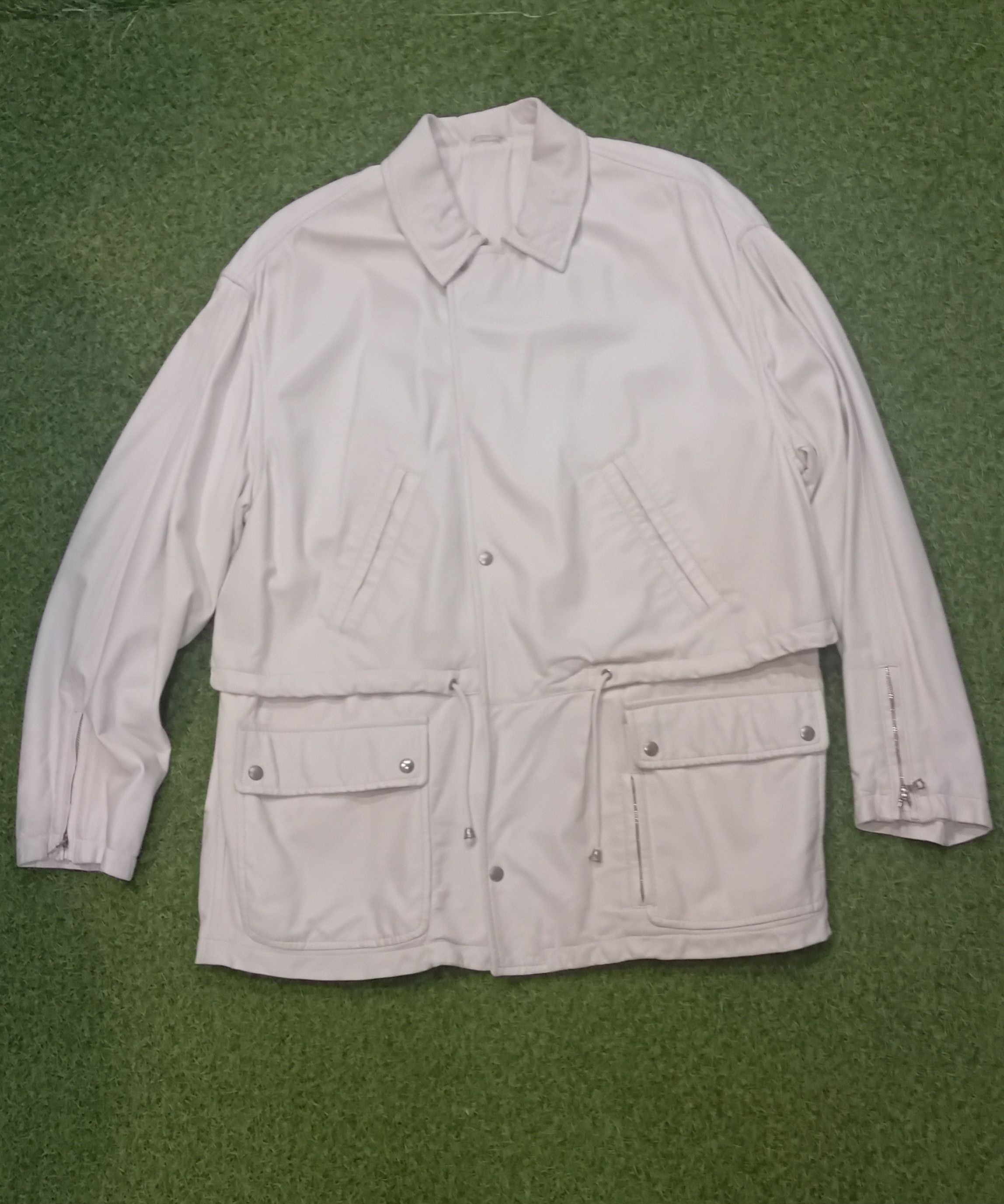Valentino Vintage Valentino Pelle Lambskin Field Jacket Archive 90s Size US XL / EU 56 / 4 - 4 Thumbnail