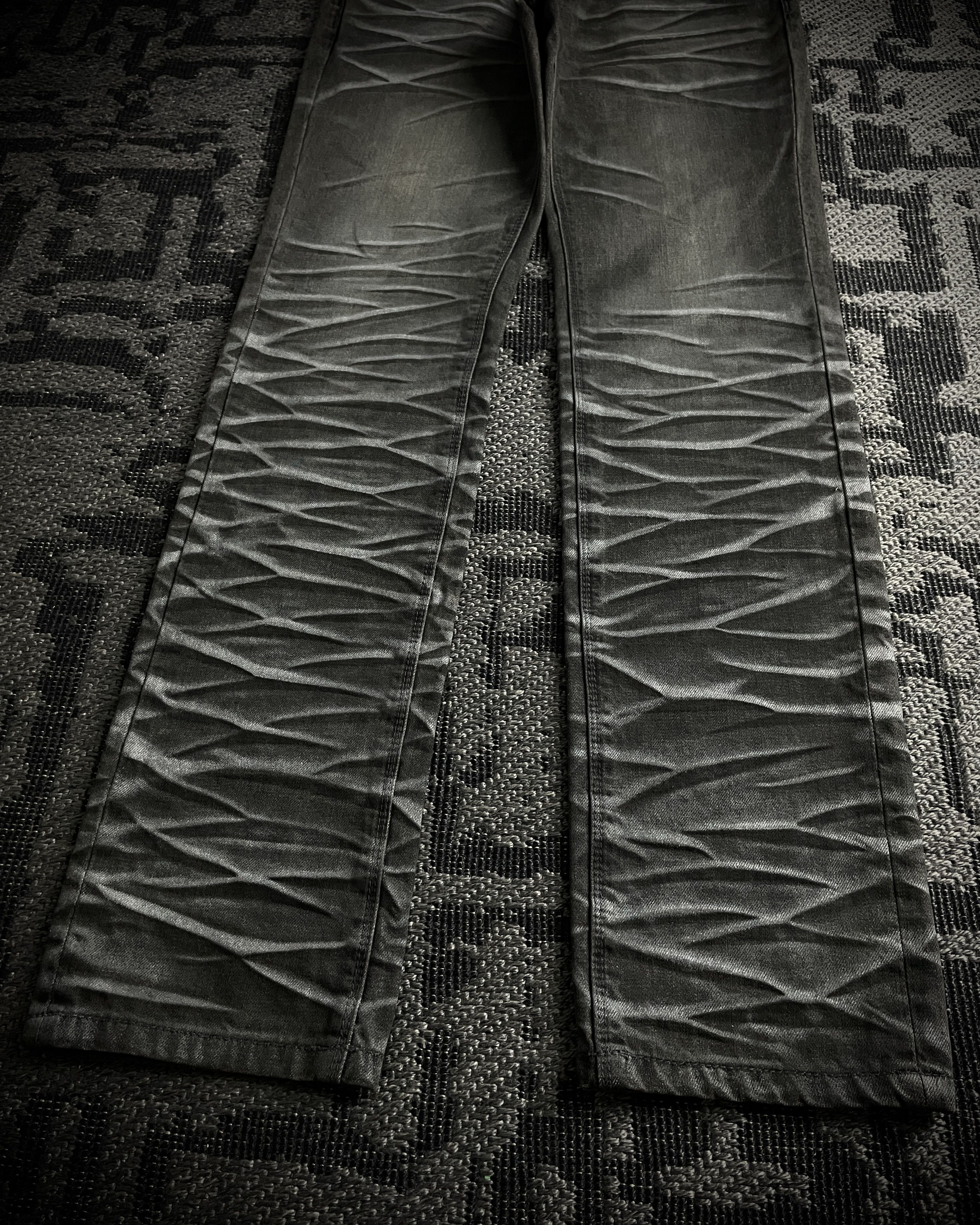 semanticdesign Semantic Design Whiskered Faded Skinny Jeans Size US 31 - 3 Thumbnail