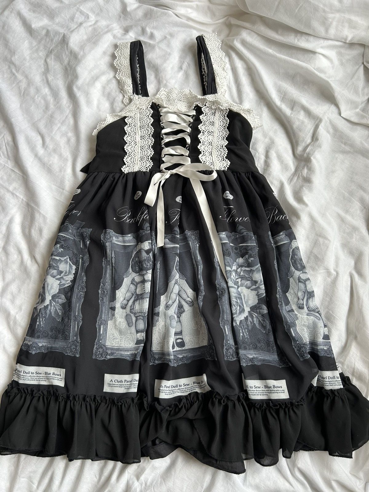 Other alternative dress Gothic dress Dollcore Lace-Up Lolita Dress Size M / US 6-8 / IT 42-44 - 3 Thumbnail