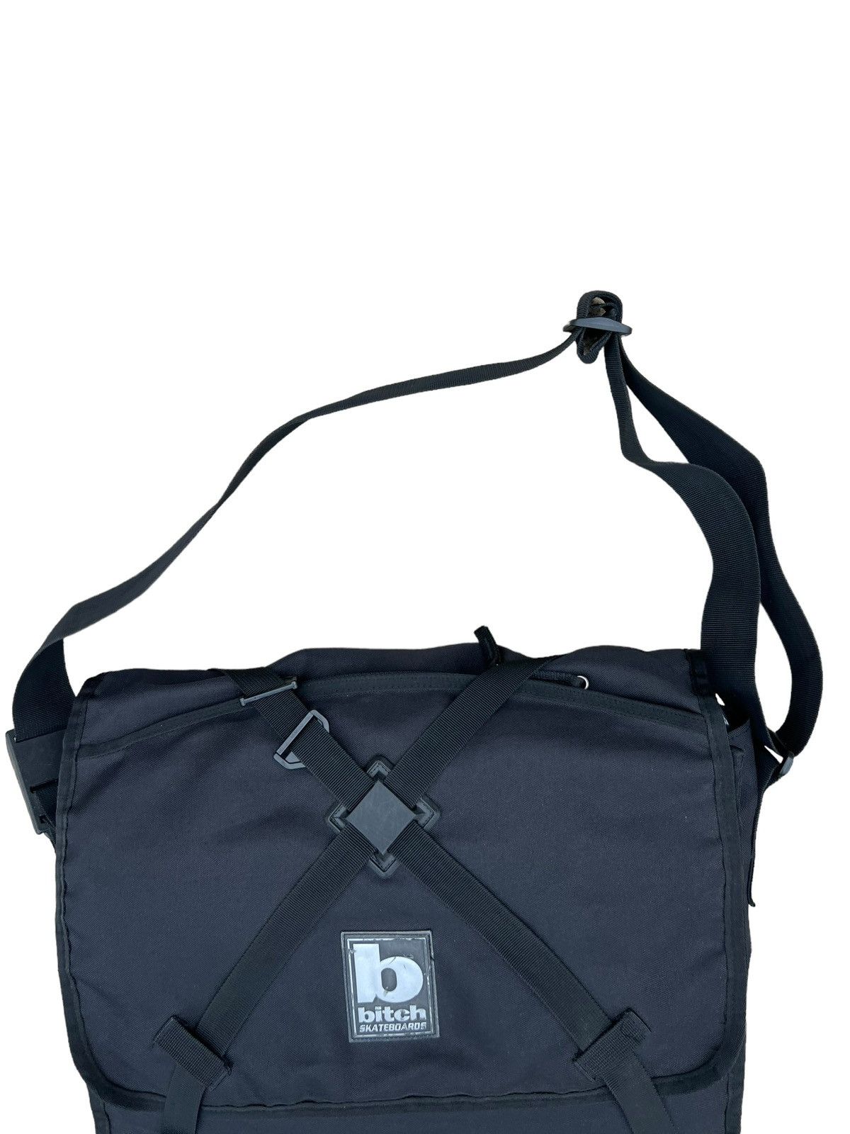 Vintage RARE! Vintage 90s Bitch Skateboards Large Messenger Bag Size ONE SIZE - 9 Thumbnail