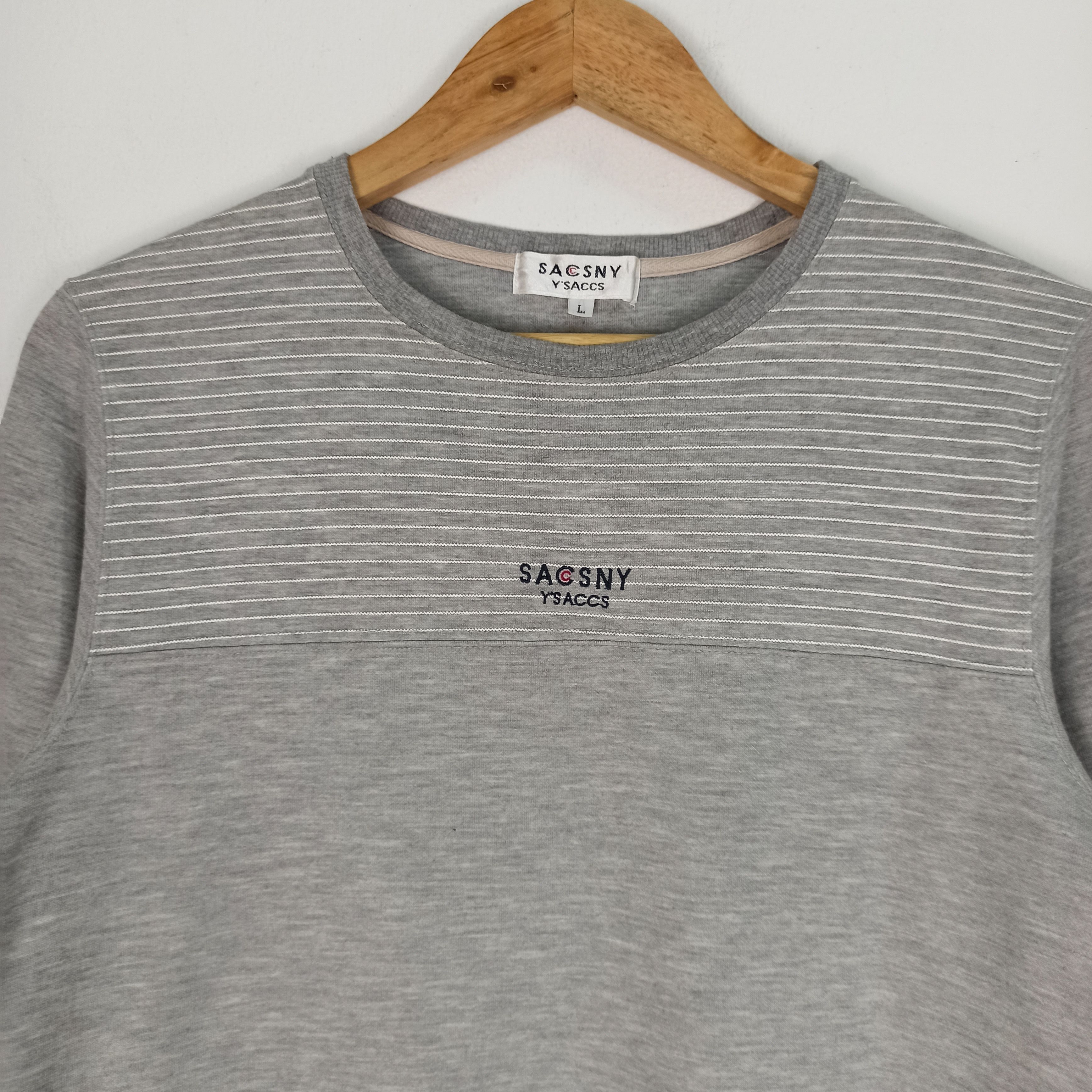 Y's Rare SACSNY Y'S ACCS By Yohji Yamamoto Long Sleeve Size L / US 10 / IT 46 - 3 Thumbnail