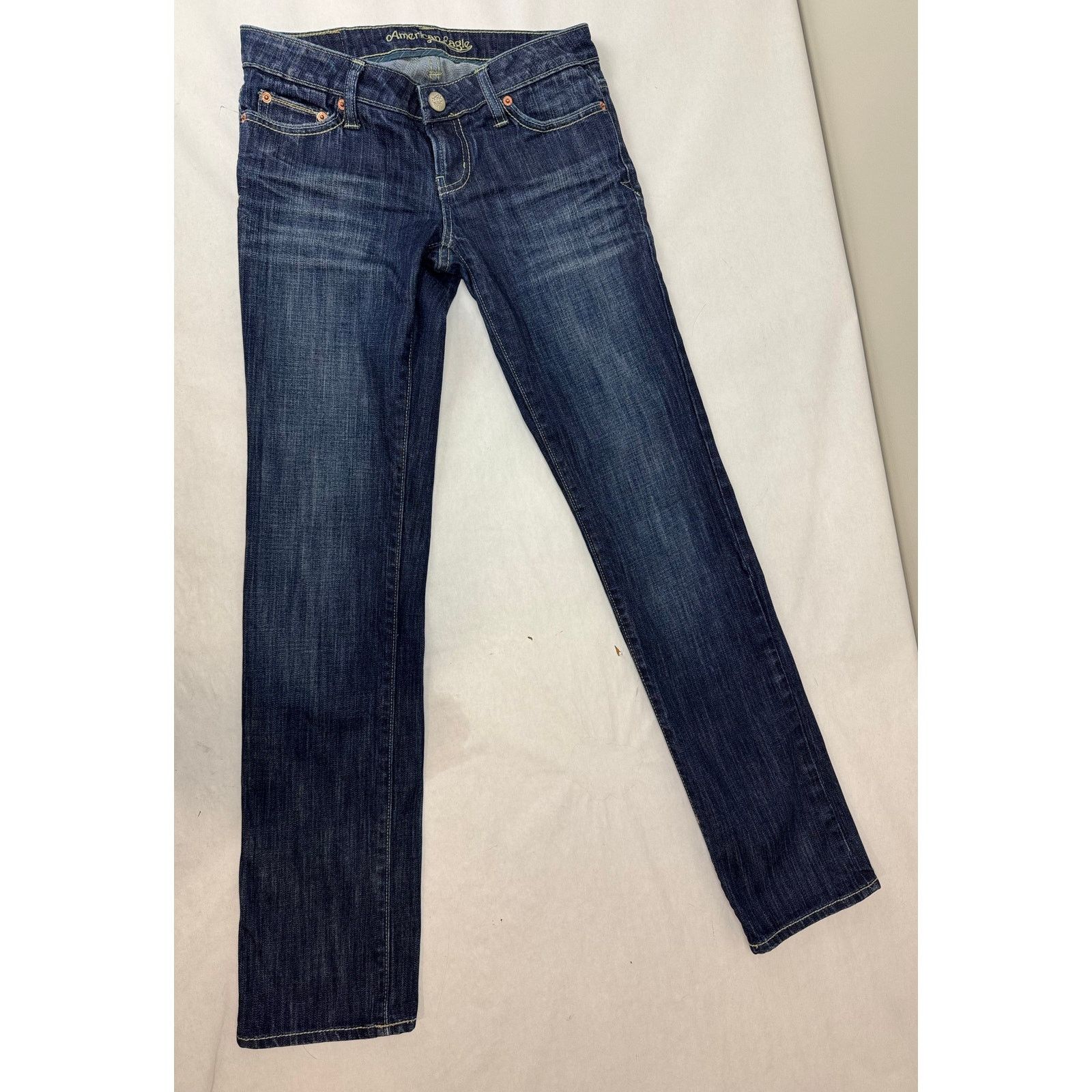 American Eagle Outfitters Vintage 90s Y2K low-rise American Eagle Jeans Straight 2 Size 26" / US 2 / IT 38 - 1 Thumbnail