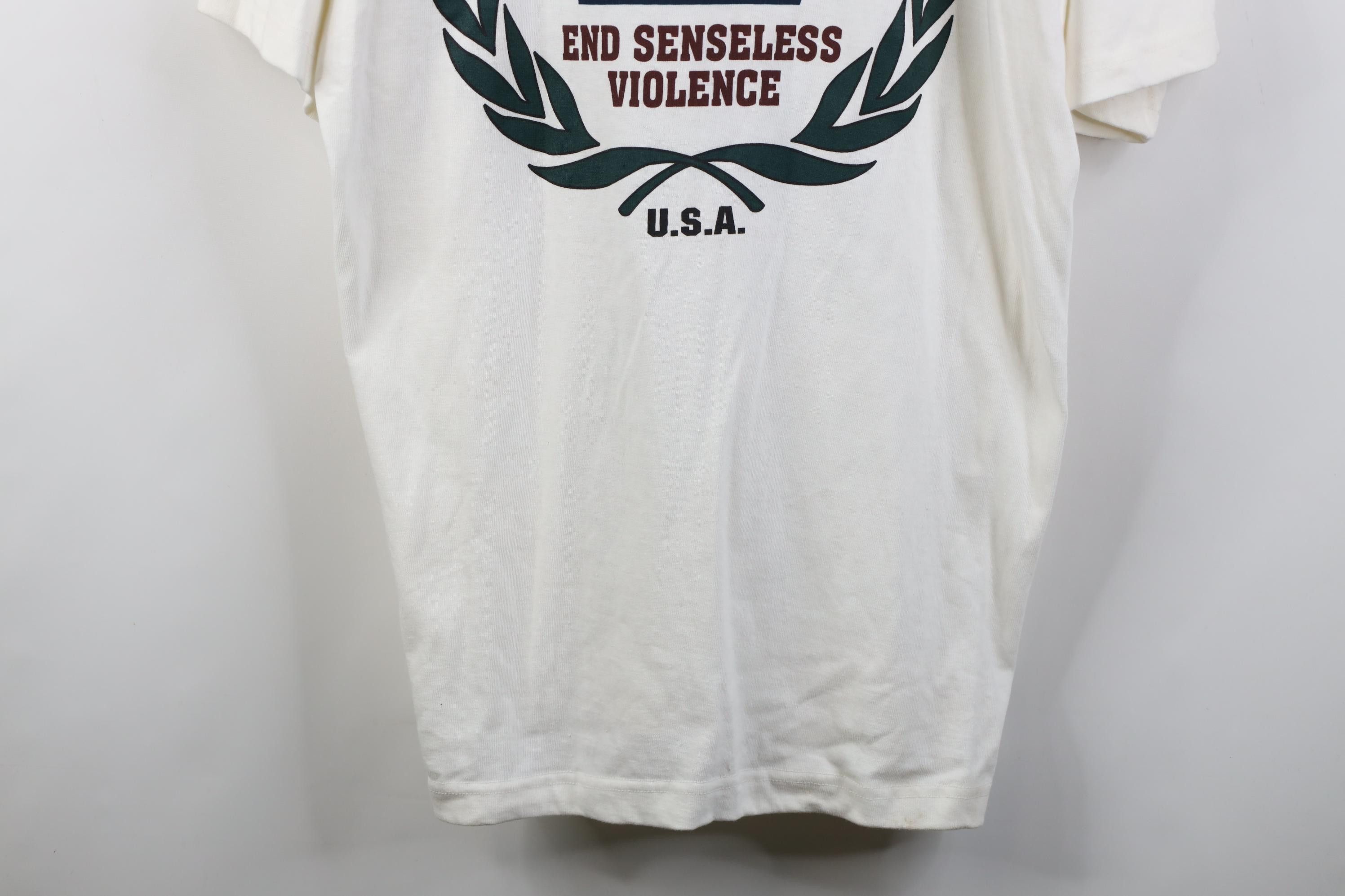Vintage Vintage 90s Streetwear Senseless Violence Baggy T-Shirt USA Size US XL / EU 56 / 4 - 3 Thumbnail