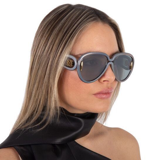 Loewe NEW LOEWE SUNGLASSES LW40132I 05X GRAY/BLUE UNISEX EYEWEAR Size ONE SIZE - 2 Thumbnail