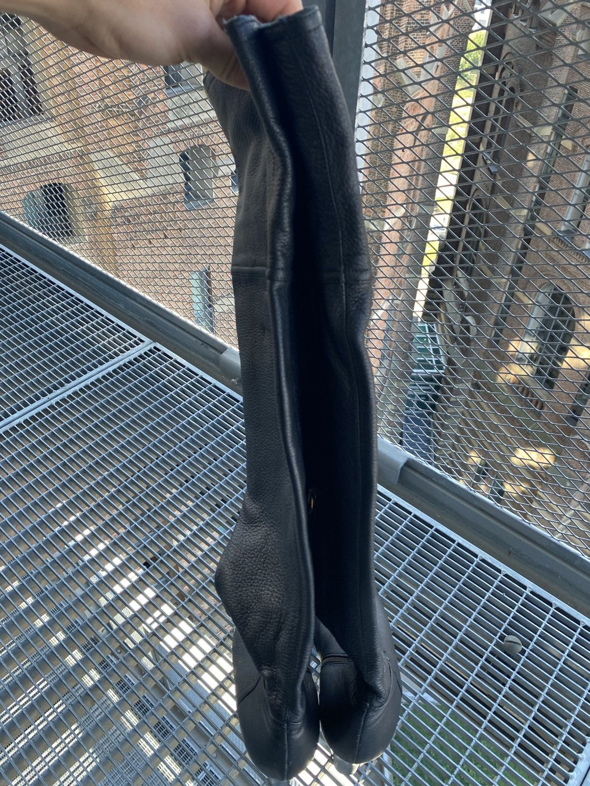 Miu Miu Miu Miu Leather Knee Length Boots Size US 10 / IT 40 - 14 Thumbnail