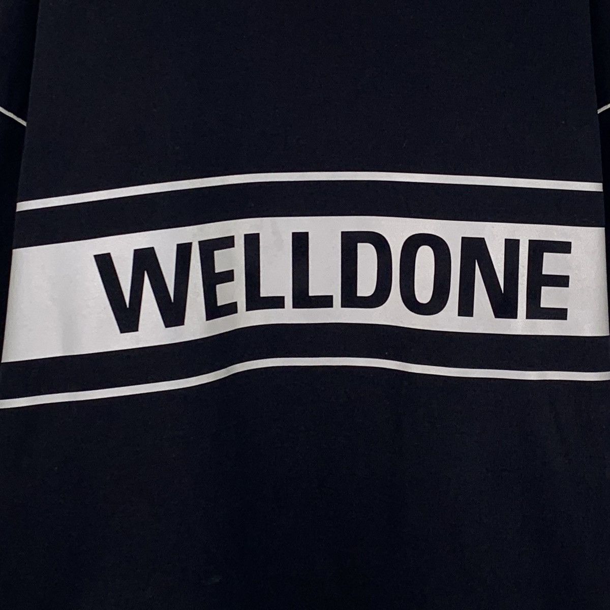 WE11DONE We11Done Black Letter Cotton Sweatshirt Size ONE SIZE - 3 Thumbnail