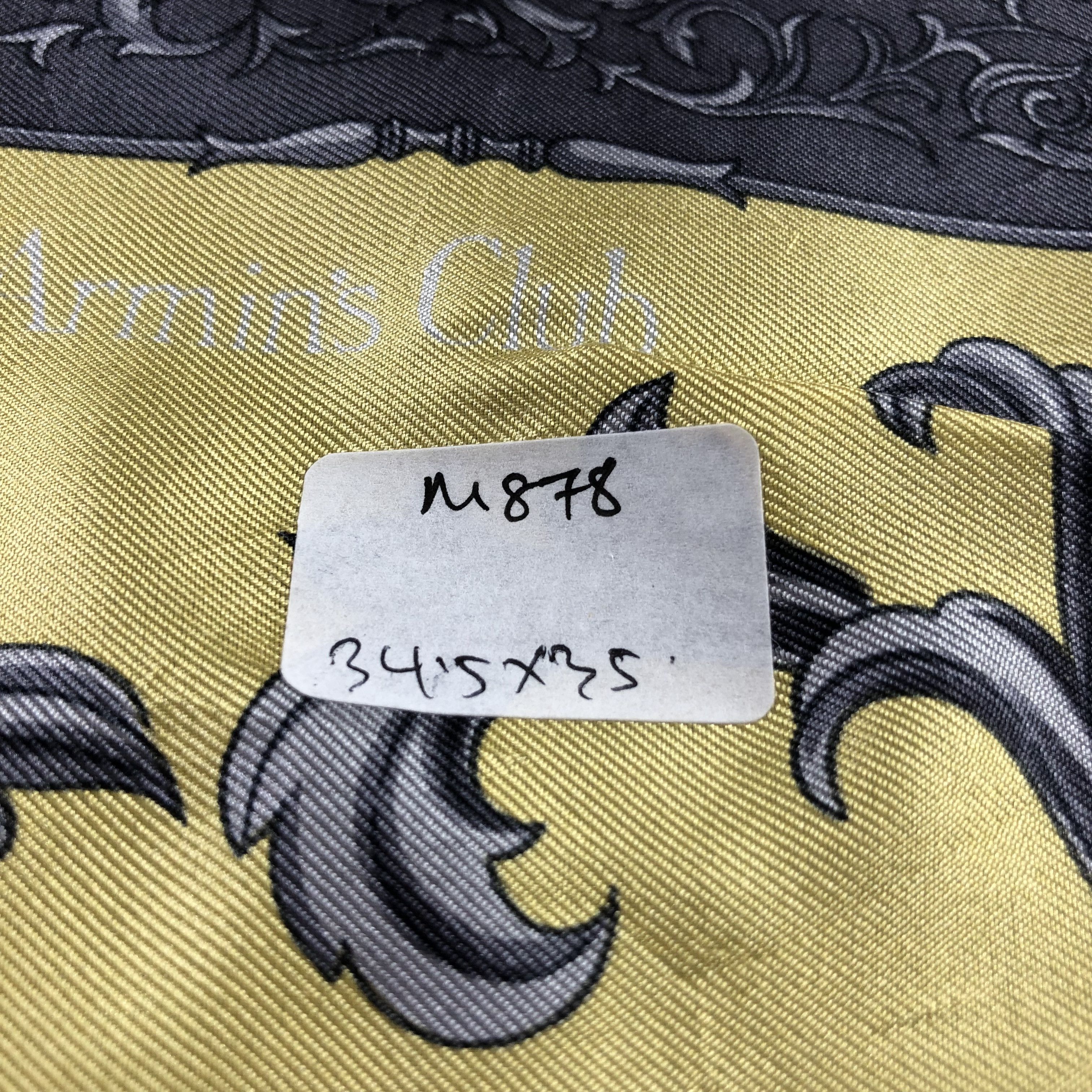Japanese Brand St. Armin's Club Chess Board Silk Scarf M878 Size ONE SIZE - 6 Thumbnail