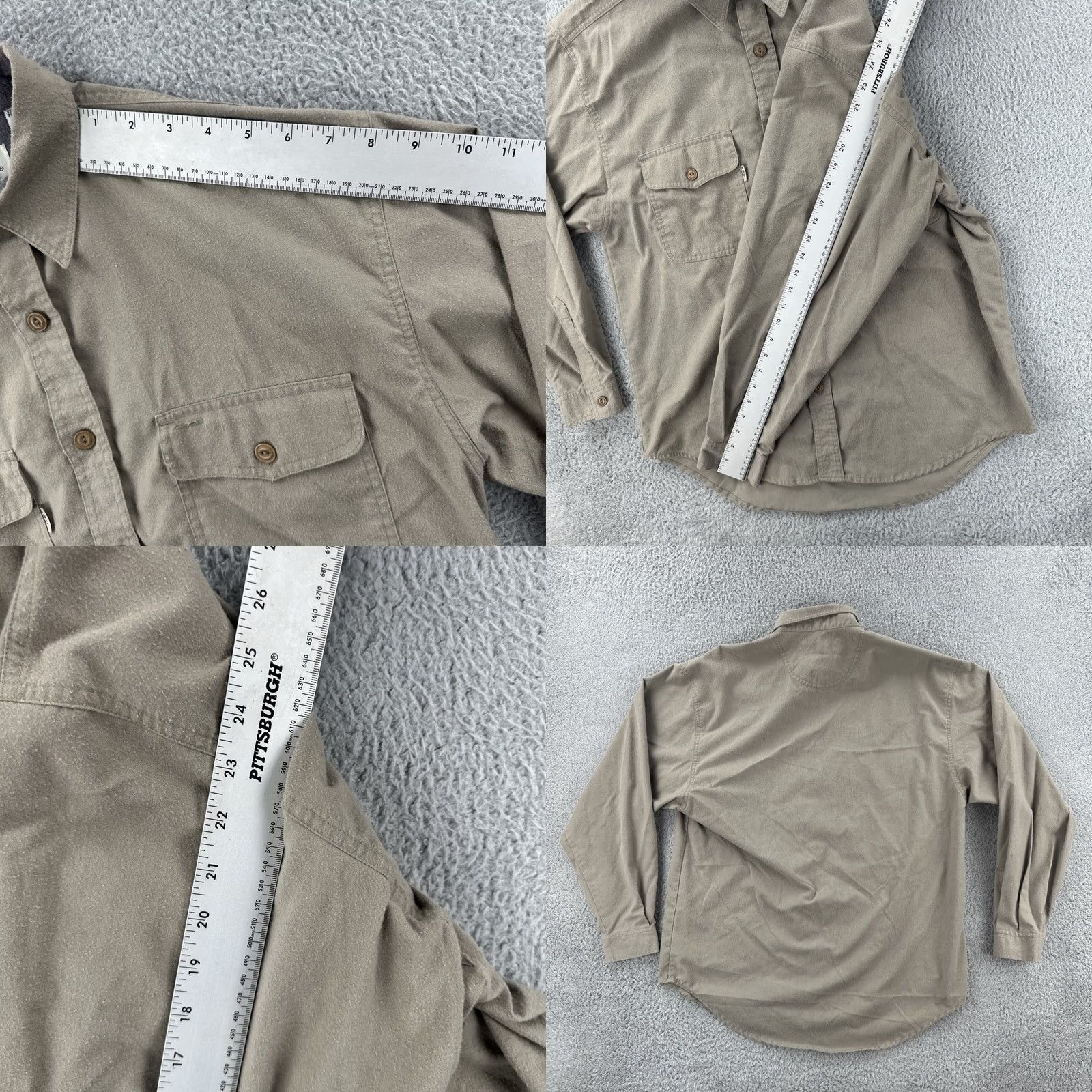Bugle Boy VINTAGE Bugle Boy Shirt Mens Size L Brown Long Sleeve Button-Up 90s Y2K EUC Size US L / EU 52-54 / 3 - 9 Thumbnail