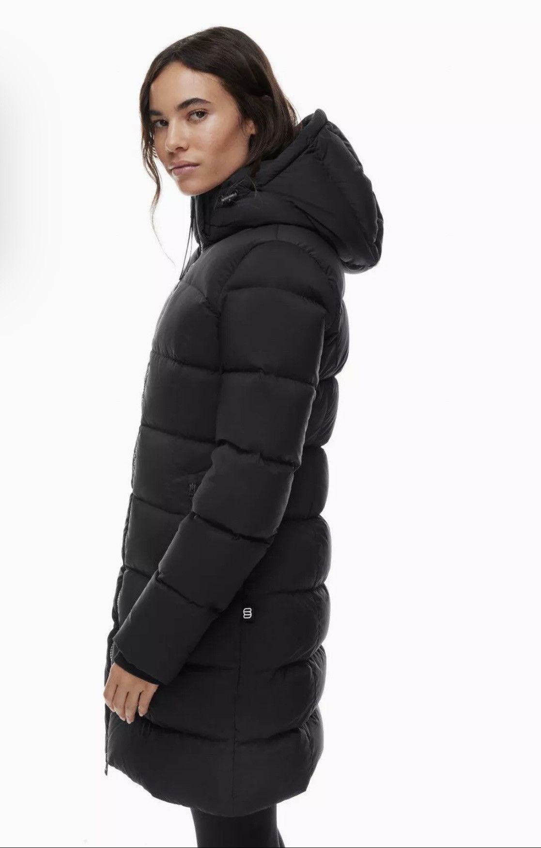 Aritzia Aritzia The Super Puff Supersnug Mid Puffer Jacket Black Size S / US 4 / IT 40 - 5 Thumbnail