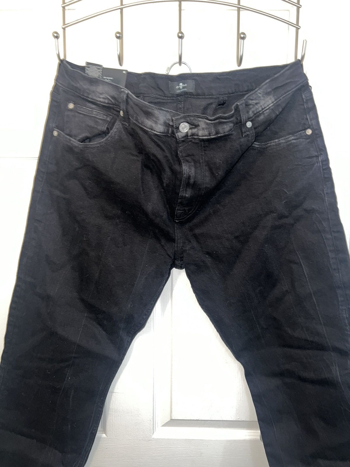 7 For All Mankind 7 for all mankind black denim jeans Size US 40 / EU 56 - 4 Thumbnail