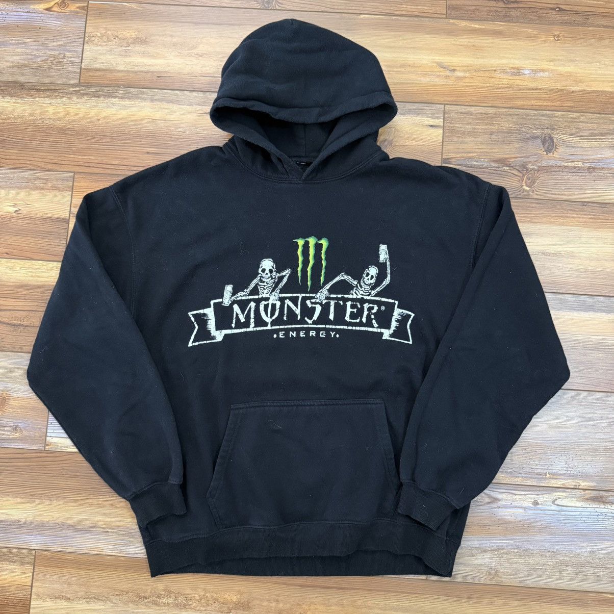 Other Monster Energy Black Skeleton Pullover Hoodie Sweatshirt Size US L / EU 52-54 / 3 - 1 Thumbnail