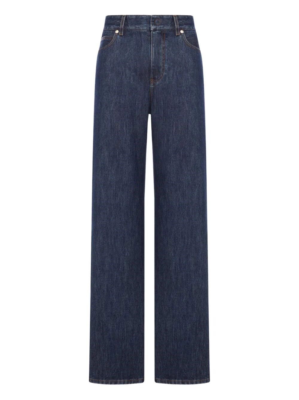 Fendi `FF Padded` Jeans Size 28" / US 6 / IT 42 - 1 Thumbnail
