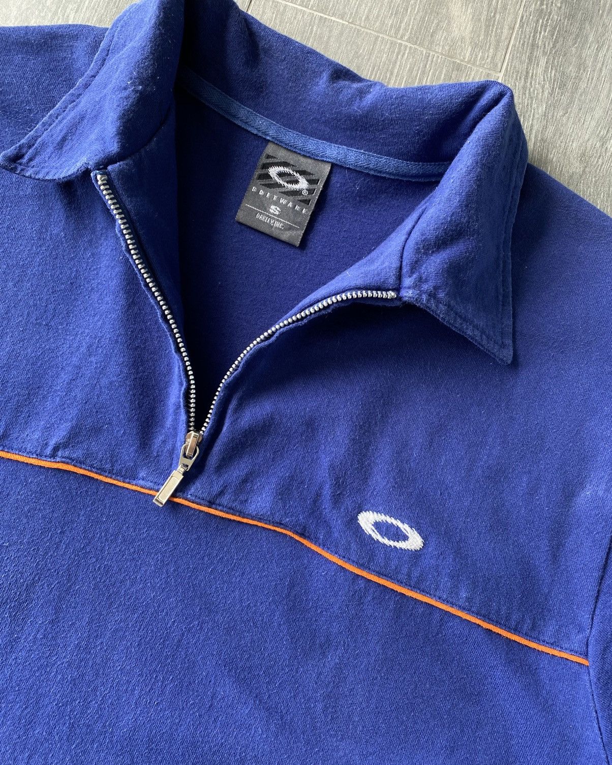 Oakley × Vintage Vintage 90’s Oakley Software Quarter Zip Polo Shirt Size US S / EU 44-46 / 1 - 3 Thumbnail