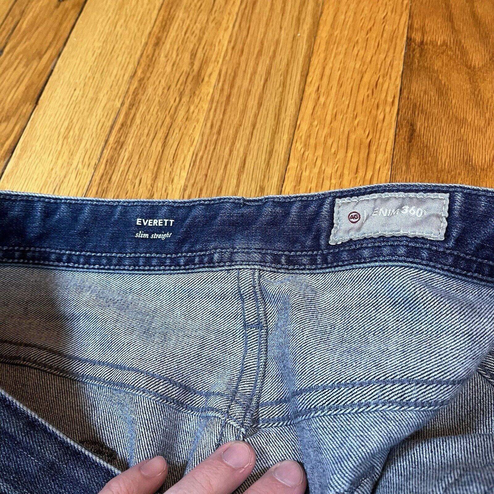 AG Adriano Goldschmied AG Jeans Everett Slim Straight Denim 360 Men’s Size 40 x 27 Size US 40 / EU 56 - 10 Thumbnail
