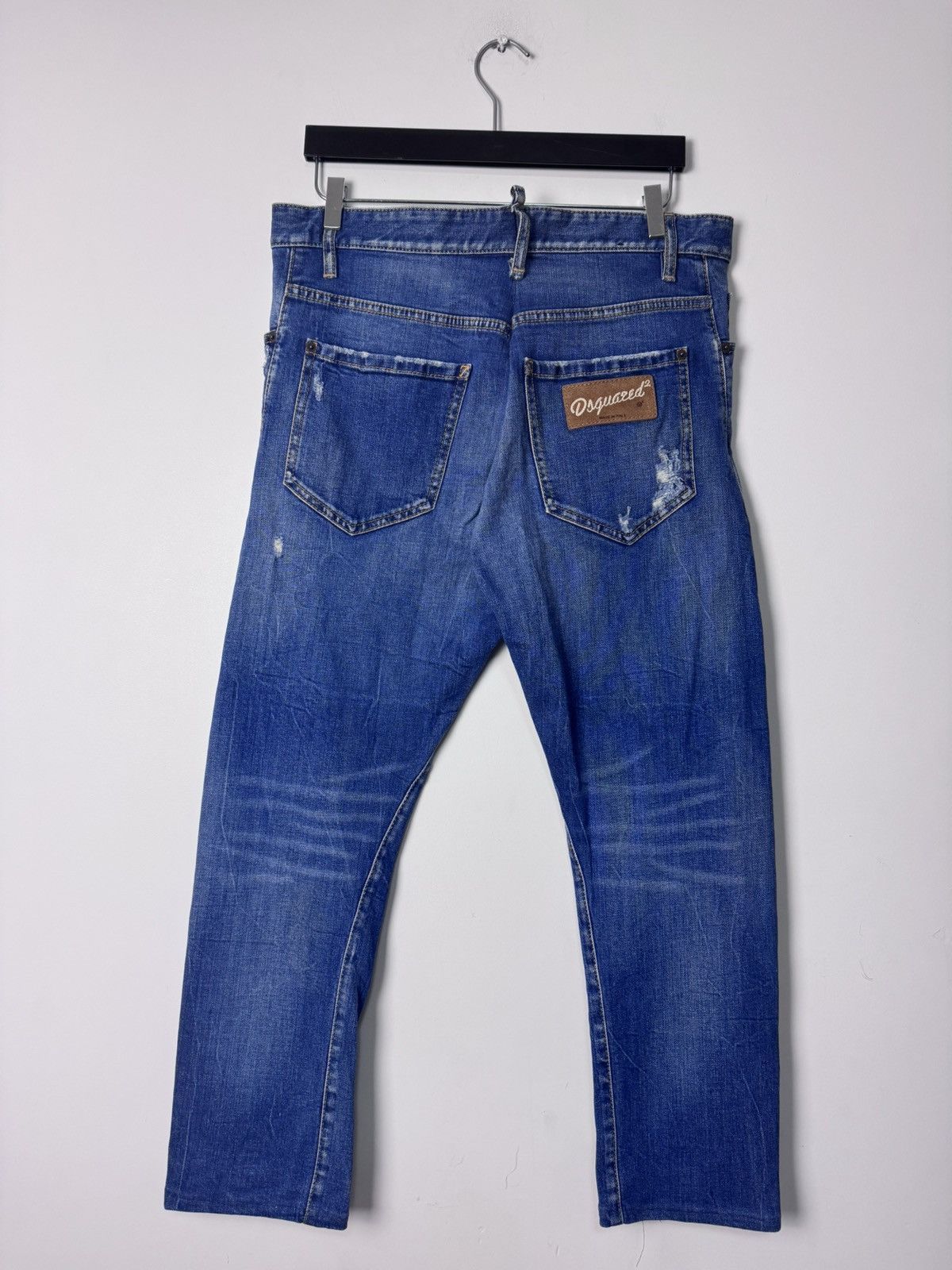 Dsquared2 00s Dsquared2 Faded Distressed Denim Jeans Size US 31 - 1 Thumbnail