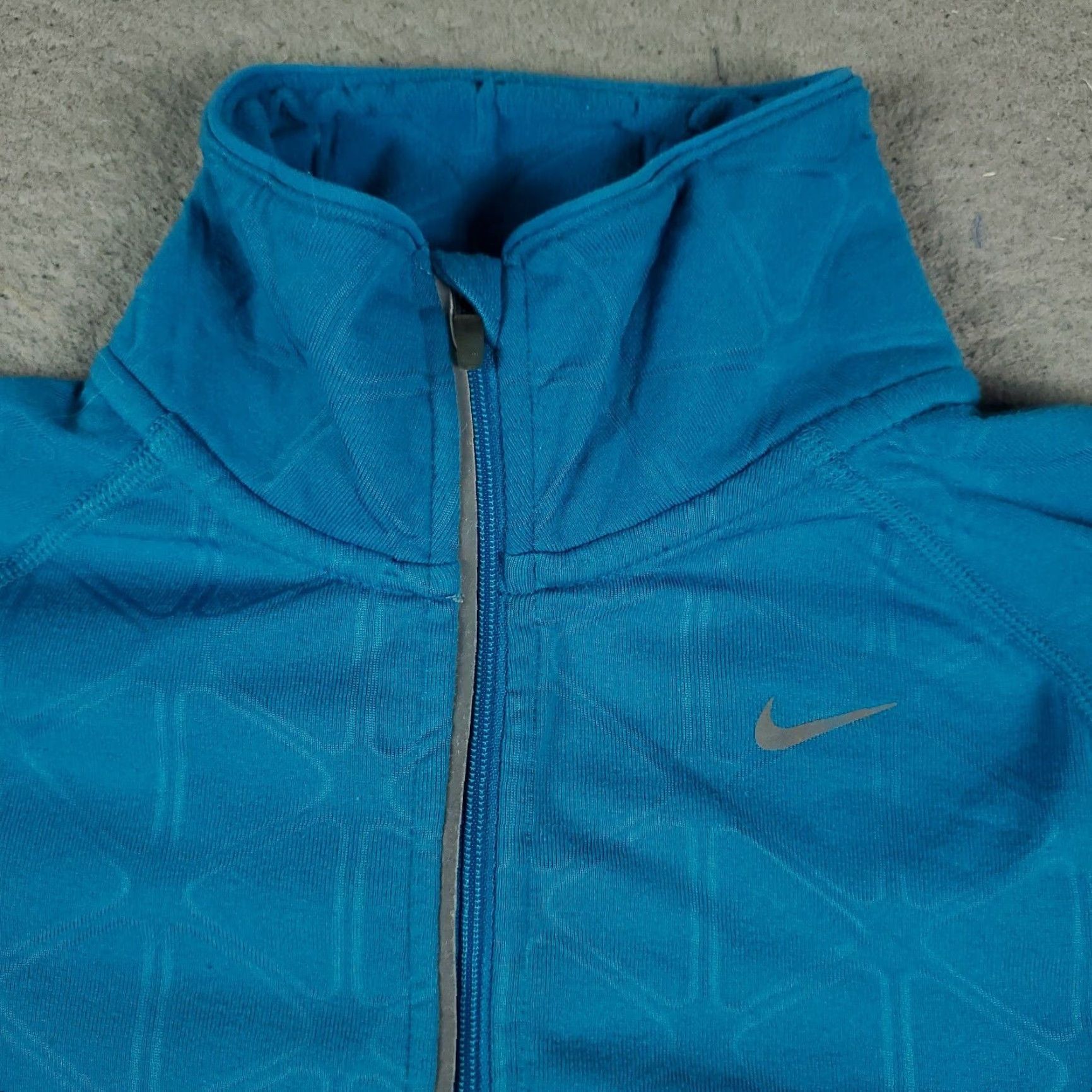 Nike Nike Women's Blue Fleece 1/4 Zip Pullover Sweater Size Small Active Running Size S / US 4 / IT 40 - 2 Thumbnail