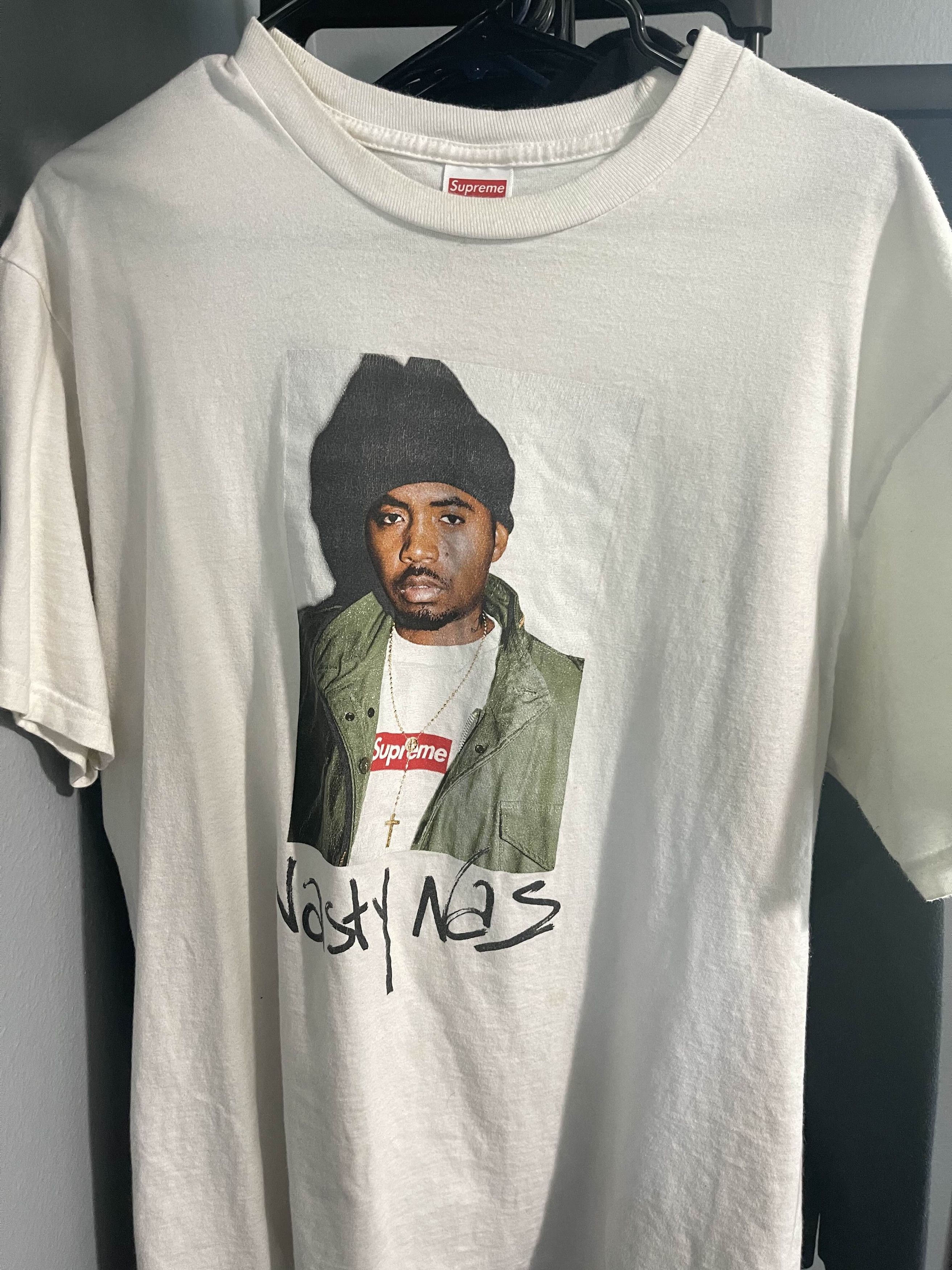 Nas × Supreme Supreme Nas T shirt Size US L / EU 52-54 / 3 - 2 Thumbnail