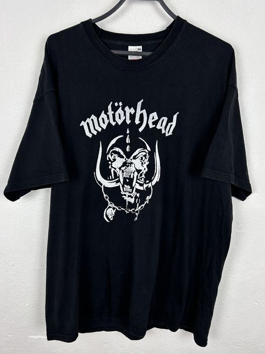 Vintage 00s Vintage Motorhead Band Logo Short Sleeve T-Shirt Black