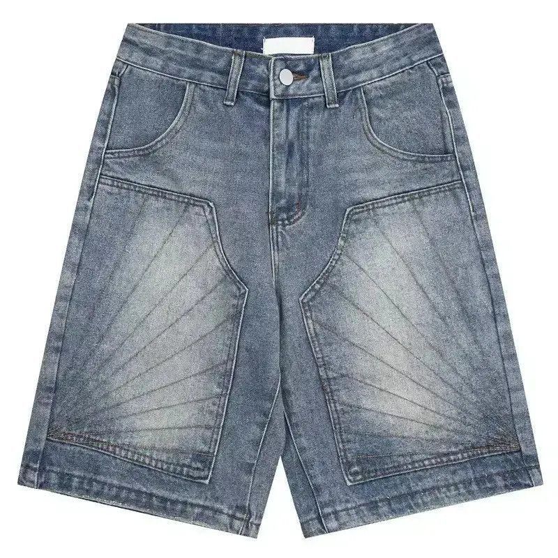 Japanese Brand Designer Distressed Style Street Jorts Shorts y2k Size US 32 / EU 48 - 4 Thumbnail