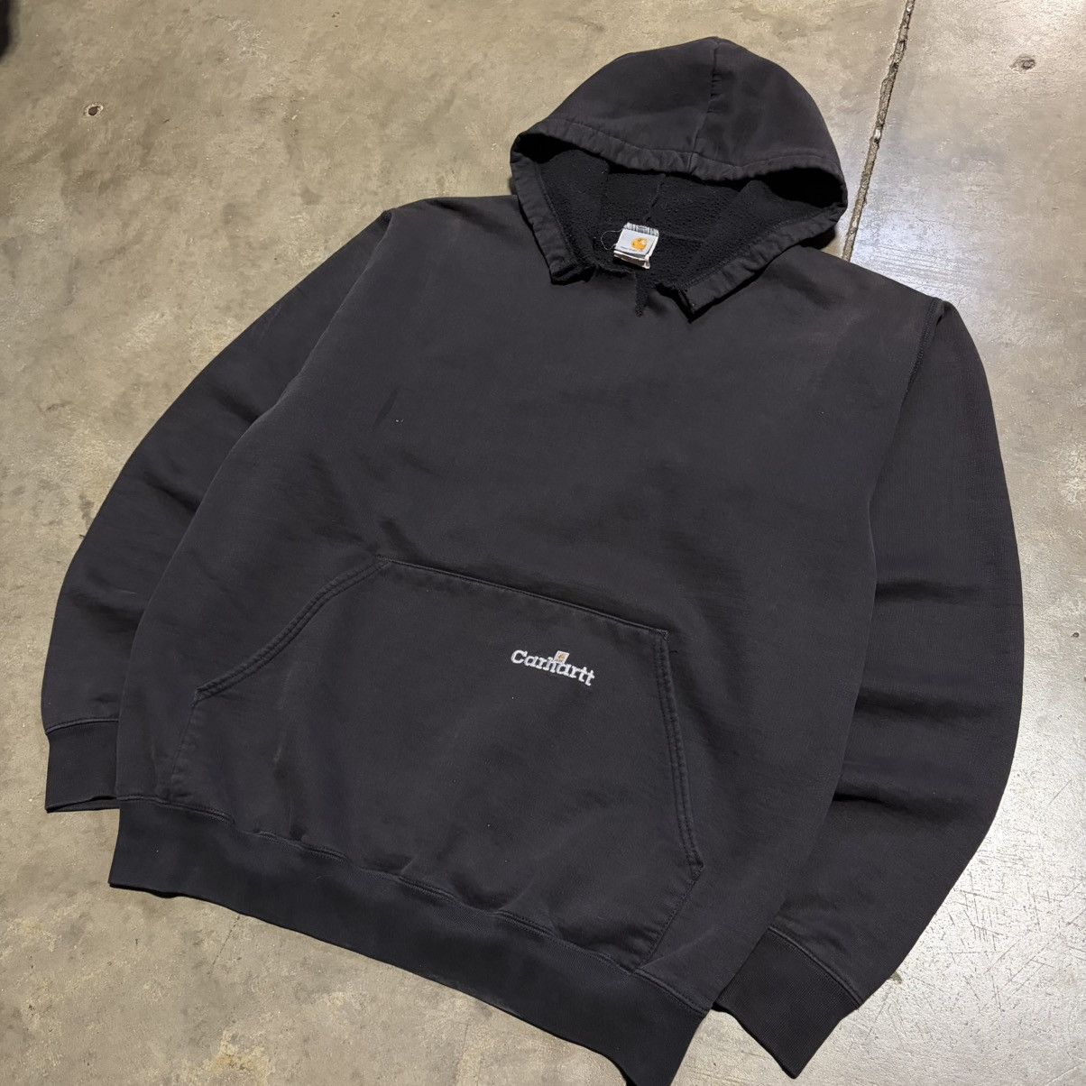 Carhartt Vintage Carhartt Hoodie Sweatshirt Faded Distressed 90s USA Size US L / EU 52-54 / 3 - 7 Thumbnail