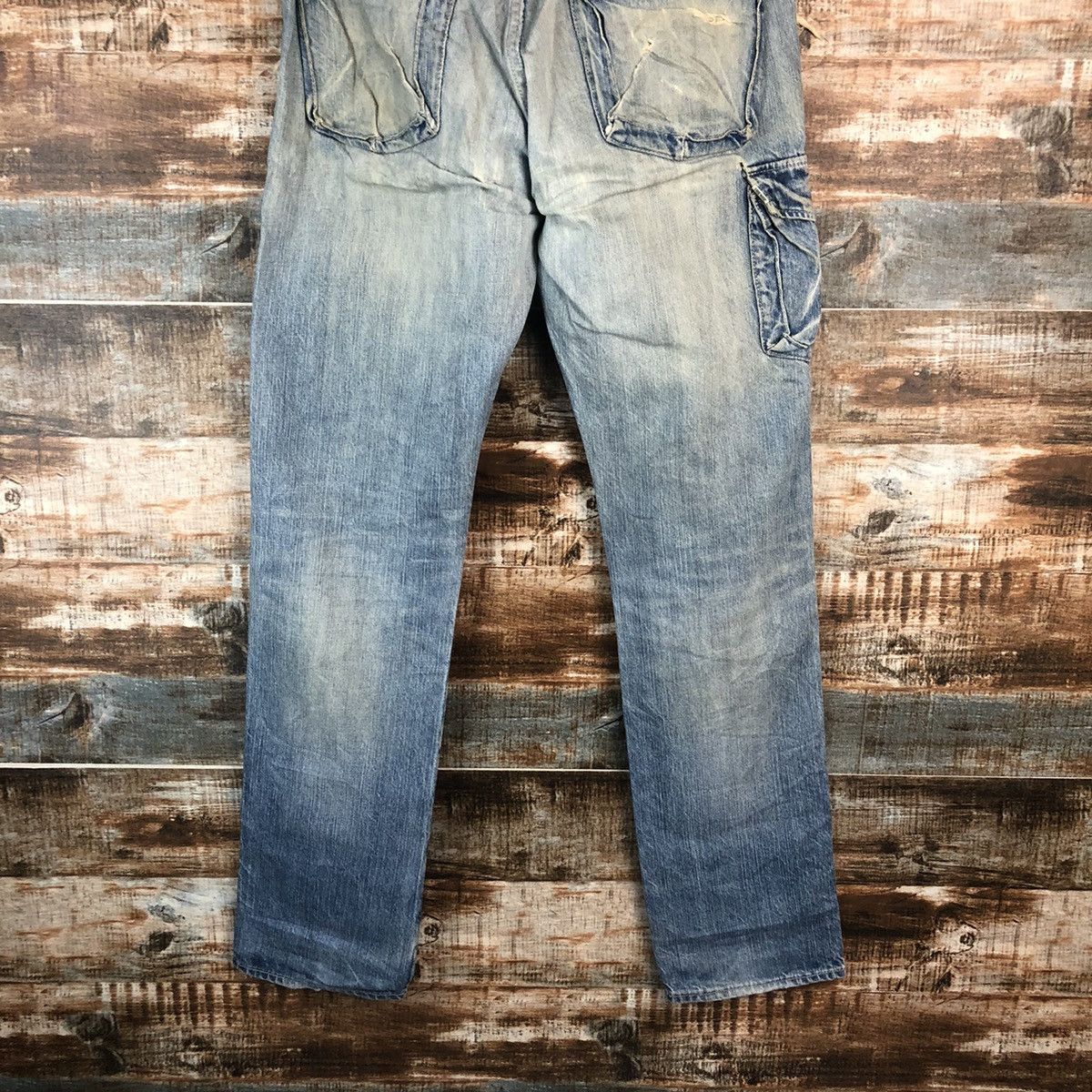 Johnbull DL John Bull Blue Multipocket Denim Pants #A2069 Size US 32 / EU 48 - 15 Thumbnail