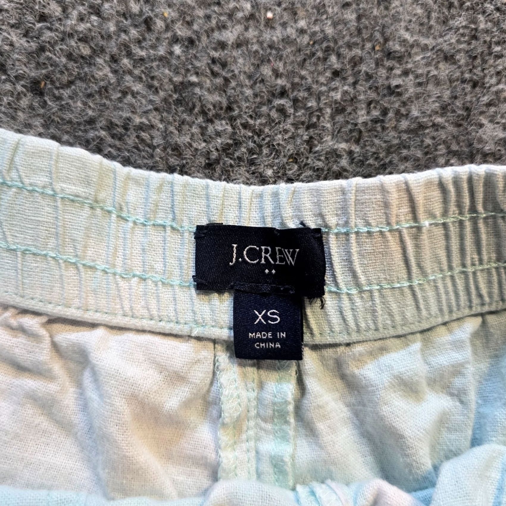 J.Crew J.CREW Shorts Womens XS Blue Pull On Linen Blend 3 Inch Casual Beach Size 26" / US 2 / IT 38 - 3 Thumbnail