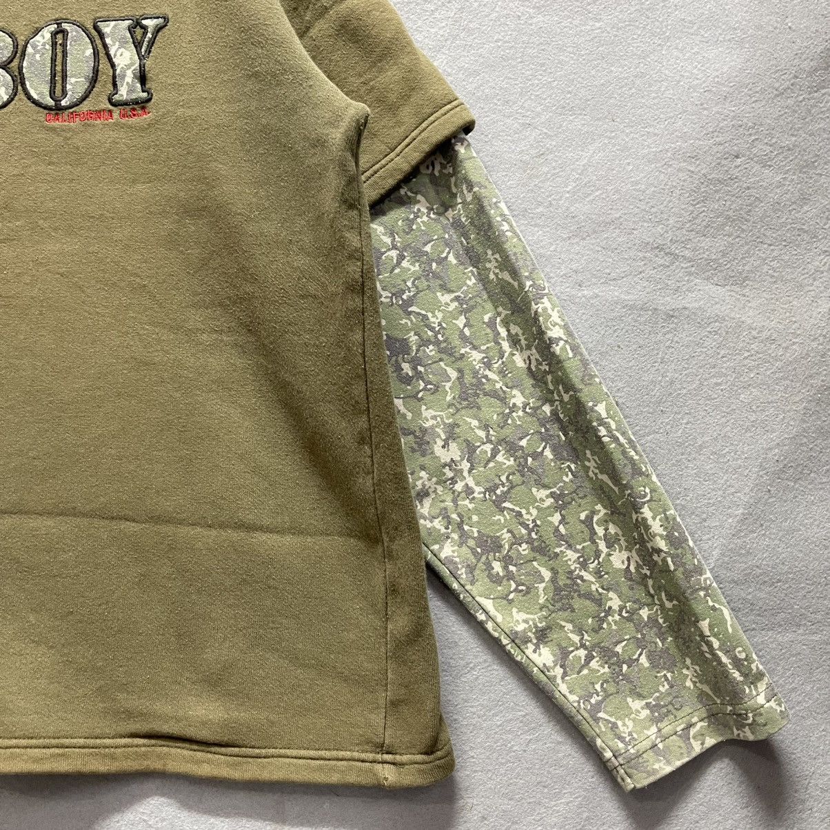 Vintage Vintage Early 2000s Bad Boy Double Layer Military Sweatshirt Size US XL / EU 56 / 4 - 3 Thumbnail