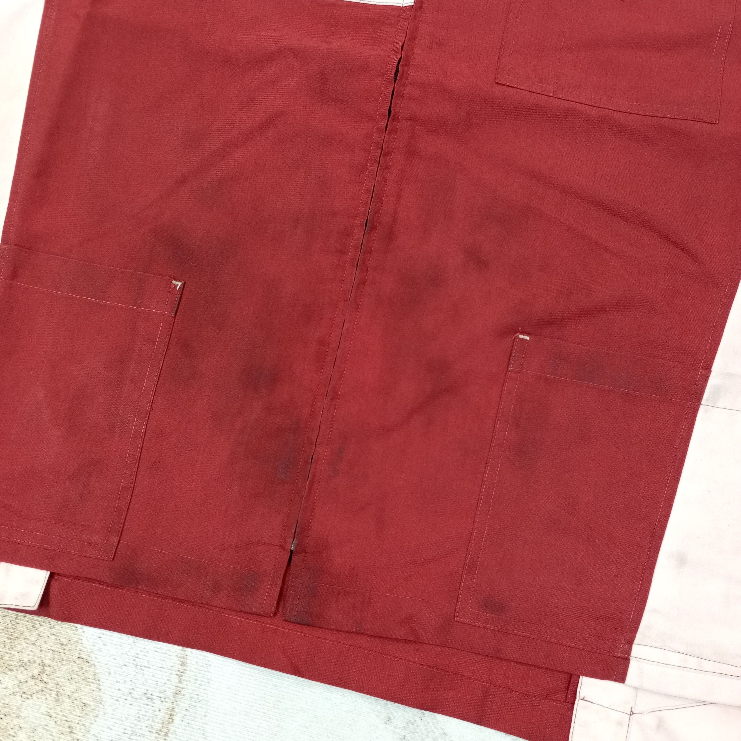 Japanese Brand 7-Eleven Japanese Workwear Uniform Shirt Jacket C239N31 Size US L / EU 52-54 / 3 - 3 Thumbnail