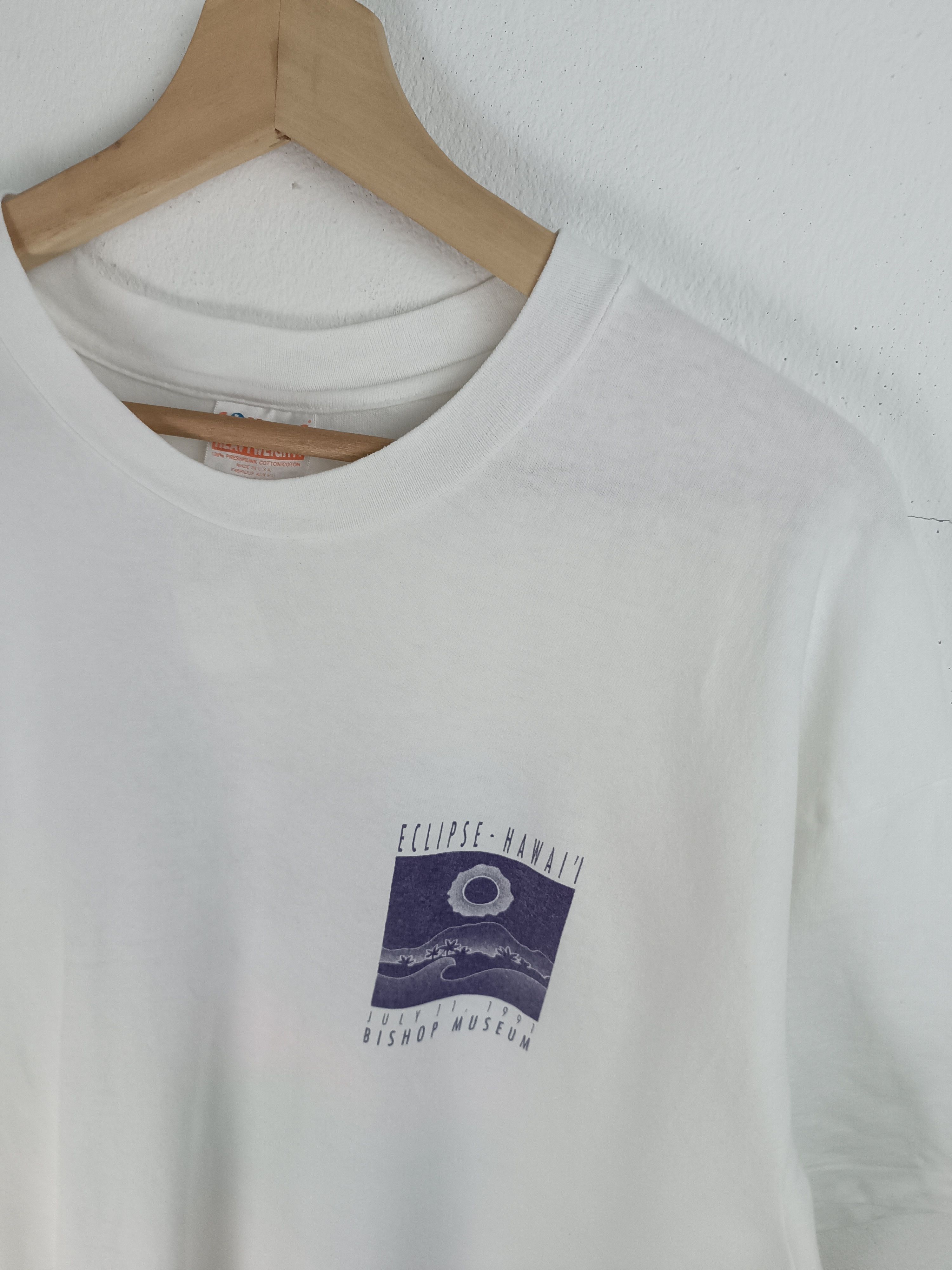 Other RARE 🔥VINTAGE 1991 ECLIPSE HAWAII BISHOP MUSEUM TEE Size US XL / EU 56 / 4 - 8 Thumbnail