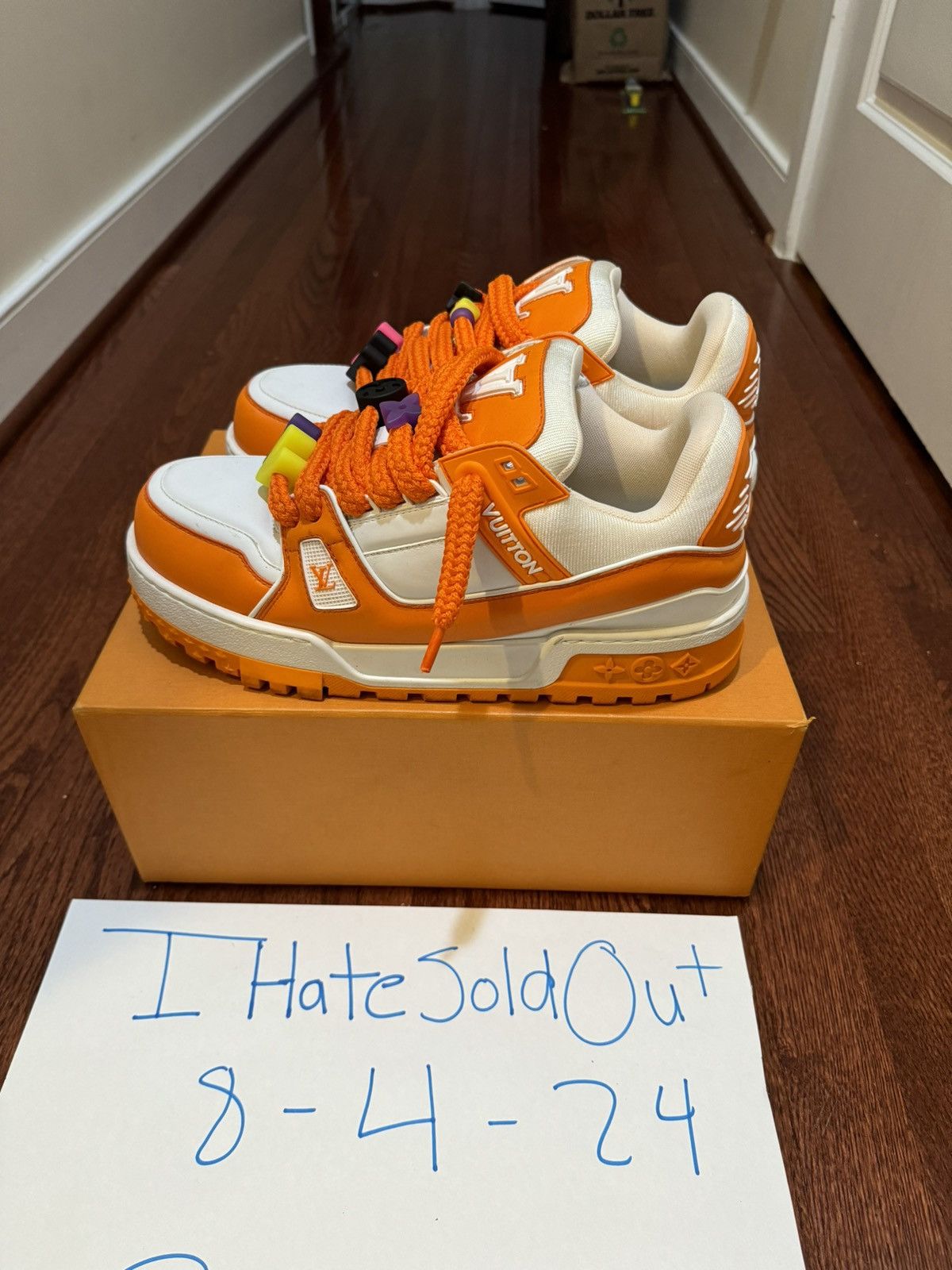 Louis Vuitton Louis Vuitton Maxi Trainers Orange Size US 11 / EU 44 - 5 Thumbnail