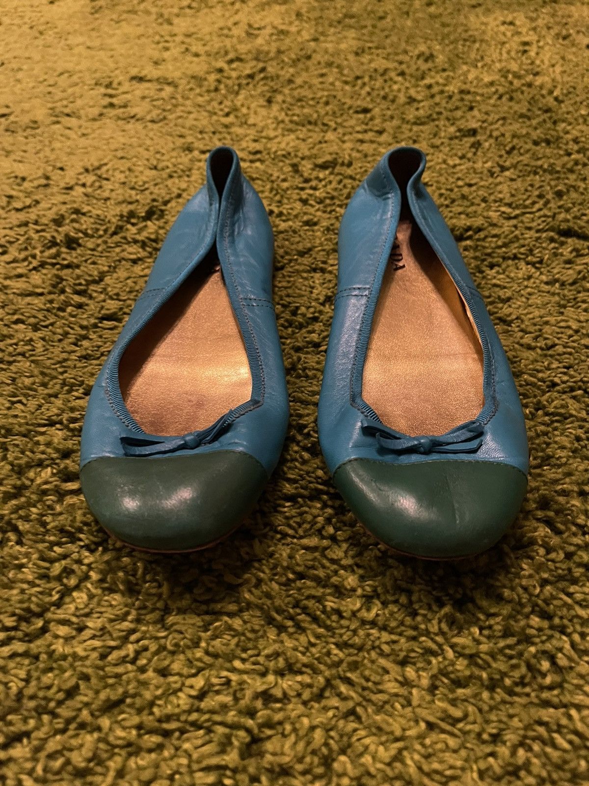 Prada × Vintage Prada 2000s vintage real leather ballet flats Size US 6 / IT 36 - 3 Thumbnail