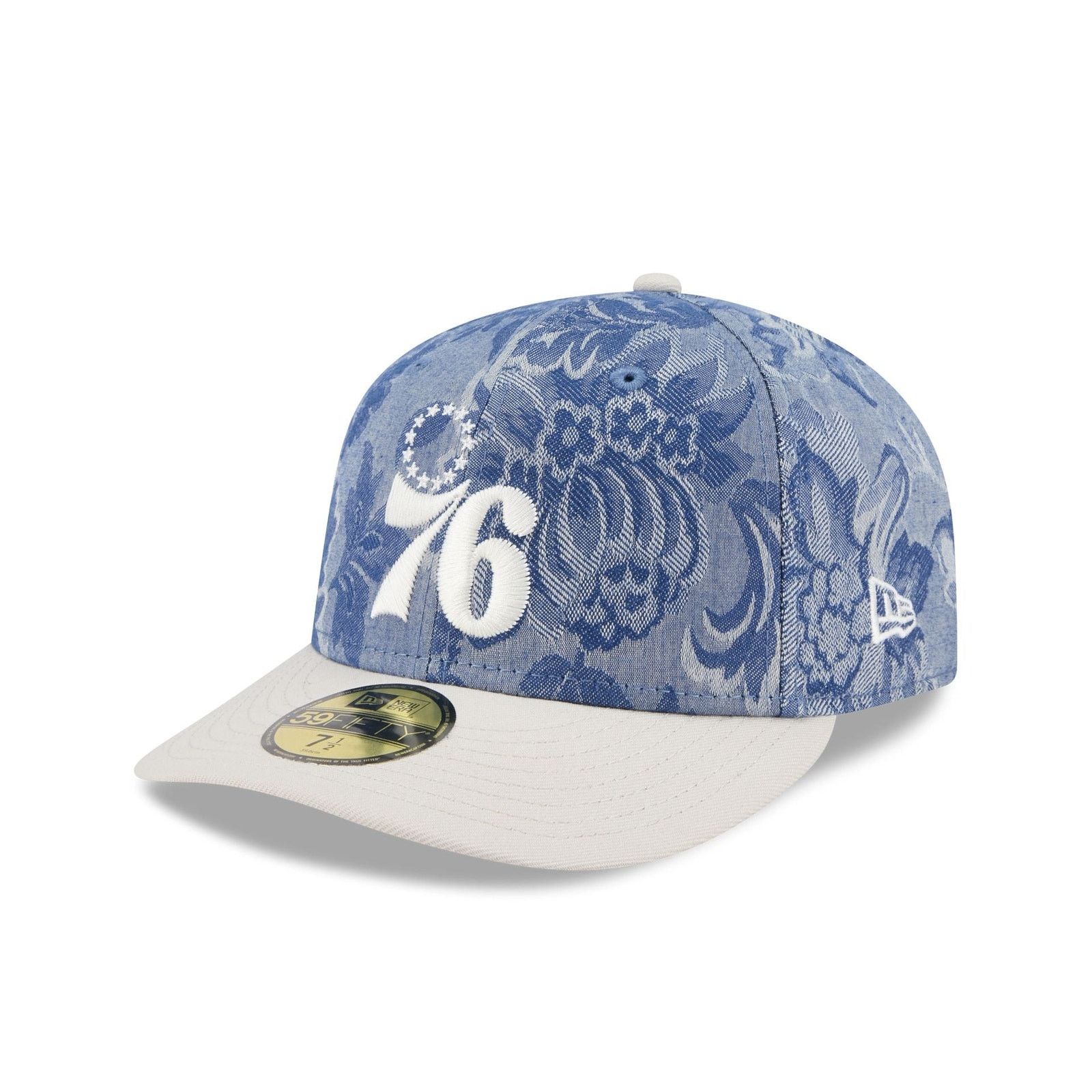 New Era New Era Philadelphia 76ers Two-Tone Denim 59FIF - Size 7 7/8 Size ONE SIZE - 1 Thumbnail