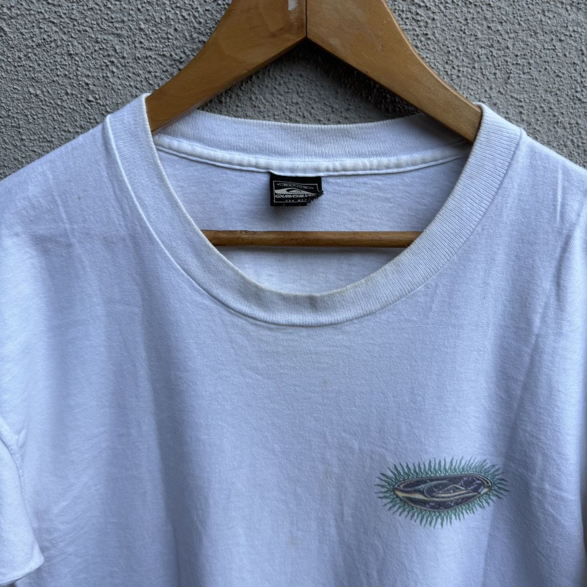 Quiksilver Vintage 90s QUIKSILVER usa tee old logo skate surf Size US M / EU 48-50 / 2 - 4 Thumbnail