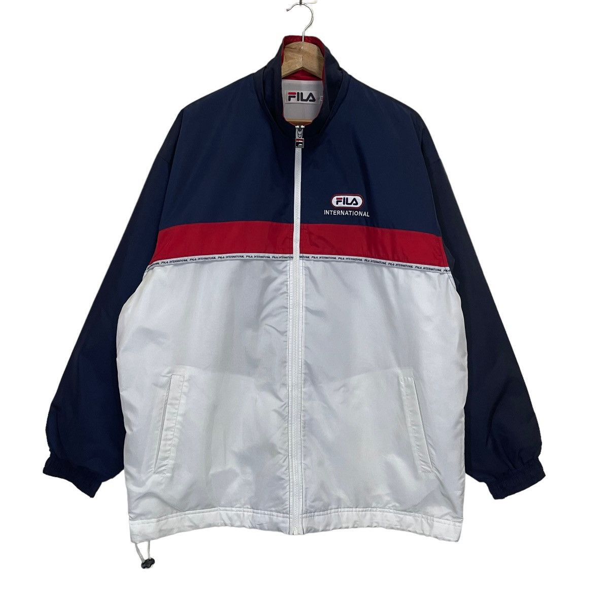 Fila Vintage Fila Small Logo Fullzip Light Jacket Size US XL / EU 56 / 4 - 1 Thumbnail