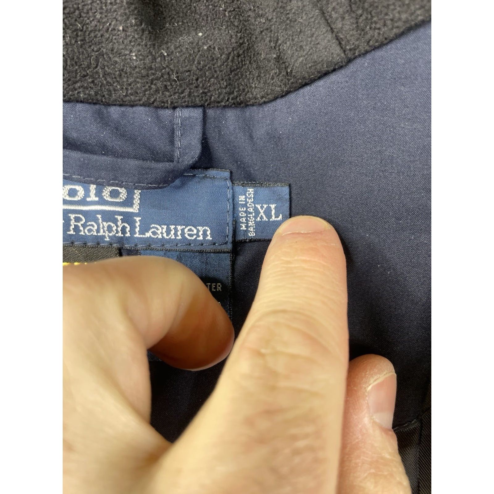 Polo Ralph Lauren Polo Ralph Lauren Jacket Mens XL Blue Gore-Tex Hooded Quilted Lining Bi-Swing Sport Outdoor Vintage: No Size US XL / EU 56 / 4 - 4 Thumbnail