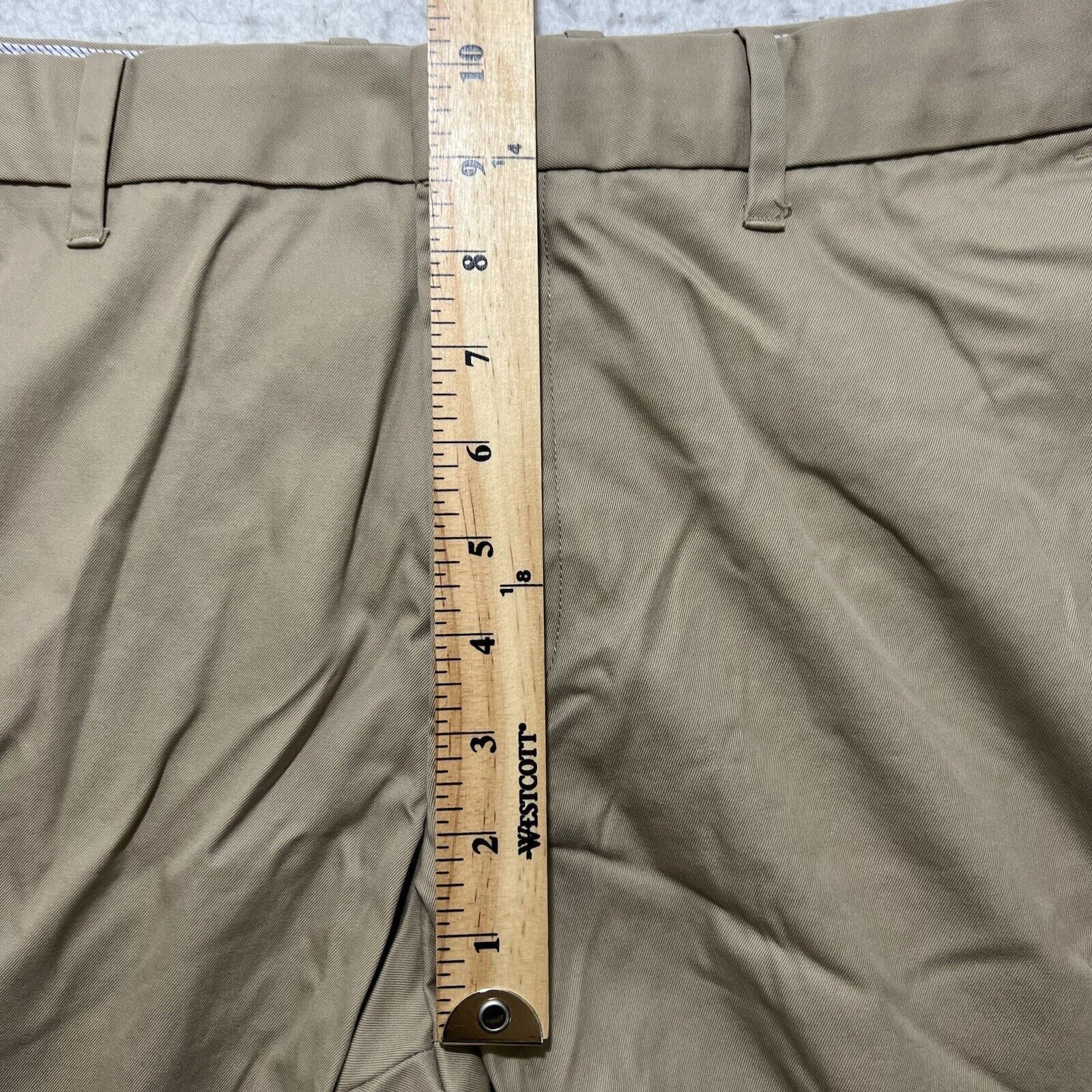 Gap GAP 34x29 Khaki Flat Front Pants Tan Brown Workwear Slacks Size US 34 / EU 50 - 10 Thumbnail