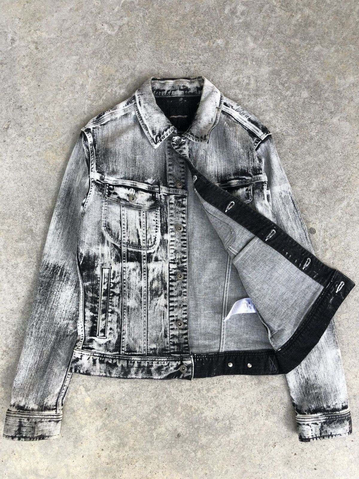 semanticdesign Semantic Design Denim Jacket Distressed Denim Size US M / EU 48-50 / 2 - 1 Thumbnail