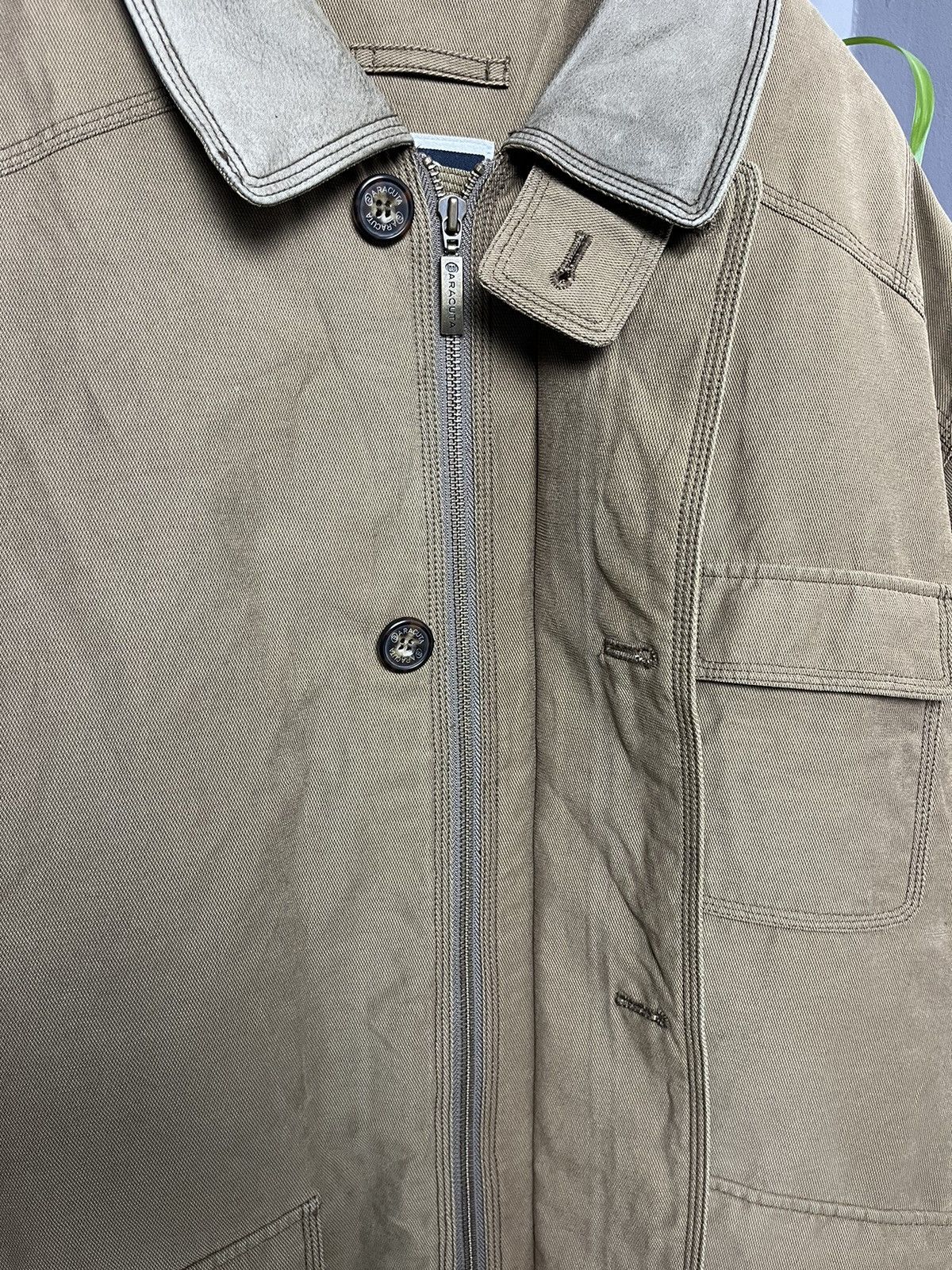 Baracuta × Vintage Vintage 00s Baracuta heavy insulated leather collar coat Size US L / EU 52-54 / 3 - 6 Thumbnail