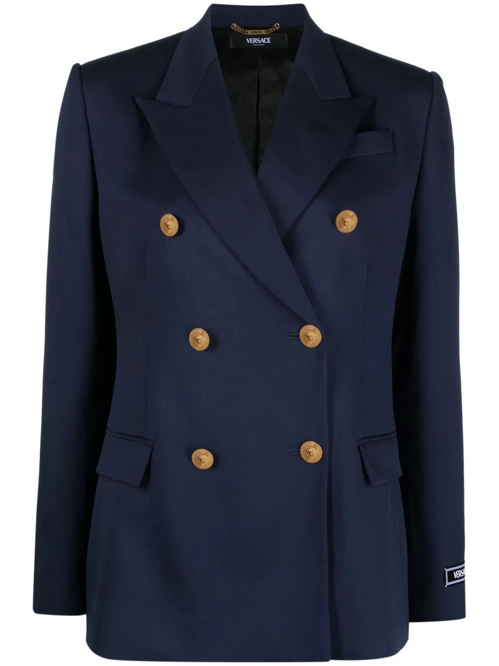 Versace o1y0226 Blazer in Navy Blue Size M / US 6-8 / IT 42-44 - 1 Thumbnail