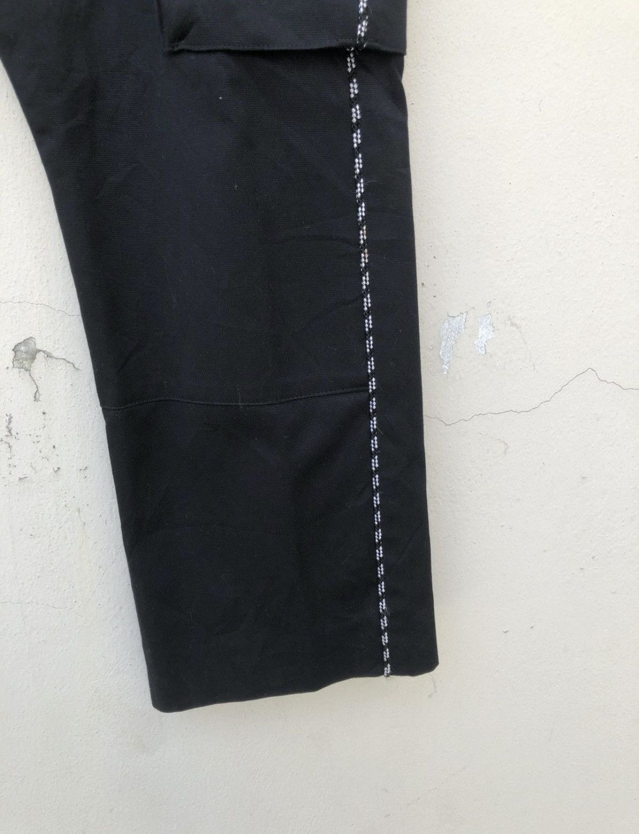 Yoshio Kubo Yoshio Kubo Japan Side Striped Cropped Cargo Trouser Pant Size US 29 - 11 Thumbnail