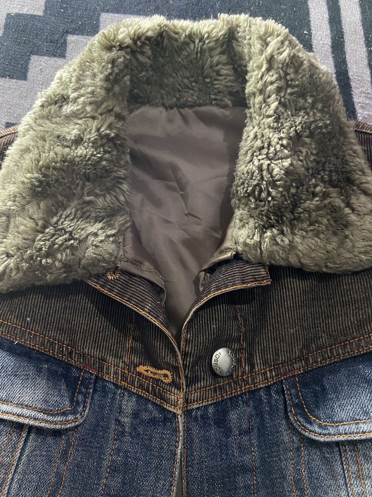 14th Addiction × KMRii × Yasuyuki Ishii Vintage tomboy faux fur double layers denim jacket Size US S / EU 44-46 / 1 - 7 Thumbnail