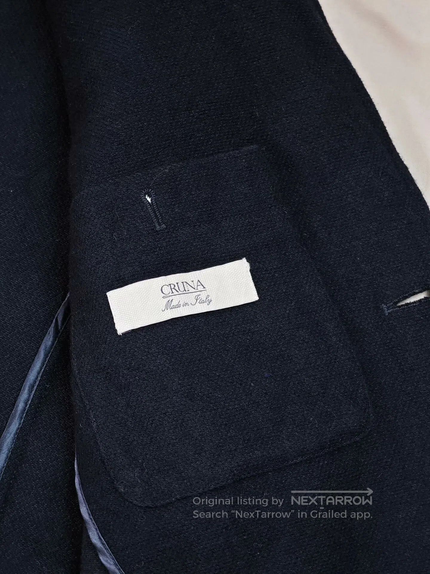 Japanese Brand Casual Unstructured Wool Blend Blazer. Size US M / EU 48-50 / 2 - 7 Thumbnail