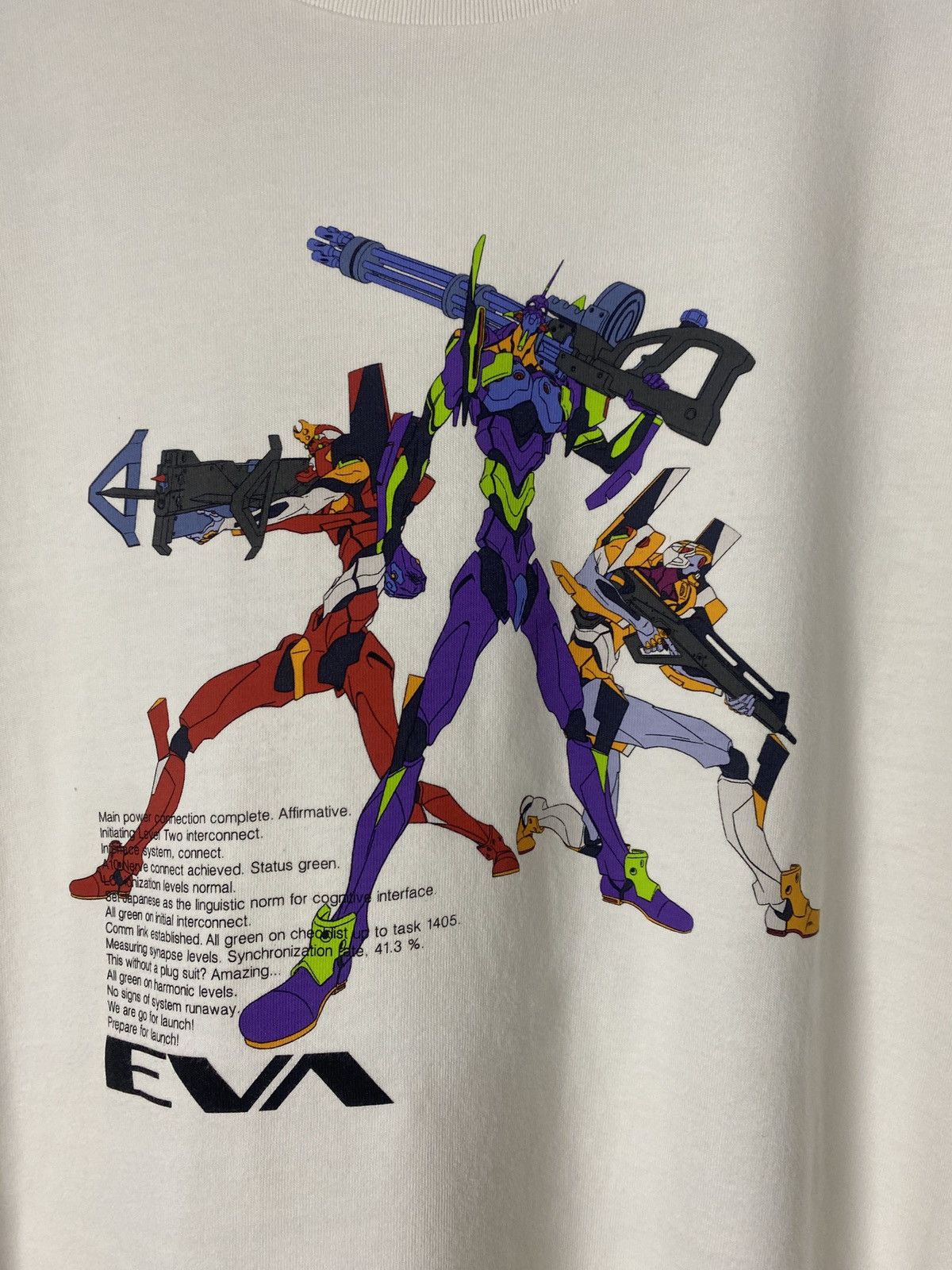 Anime × Japanese Brand Neon Genesis Evangelion Anime Tee Size US XL / EU 56 / 4 - 2 Thumbnail