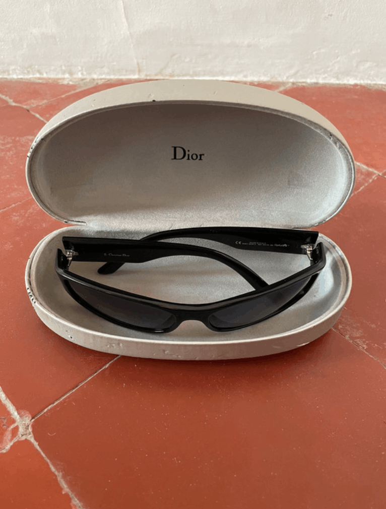 Dior DIOR Sunglasses Shiny 2 Rimless Shield Ski Galliano RI896 Size ONE SIZE - 4 Thumbnail